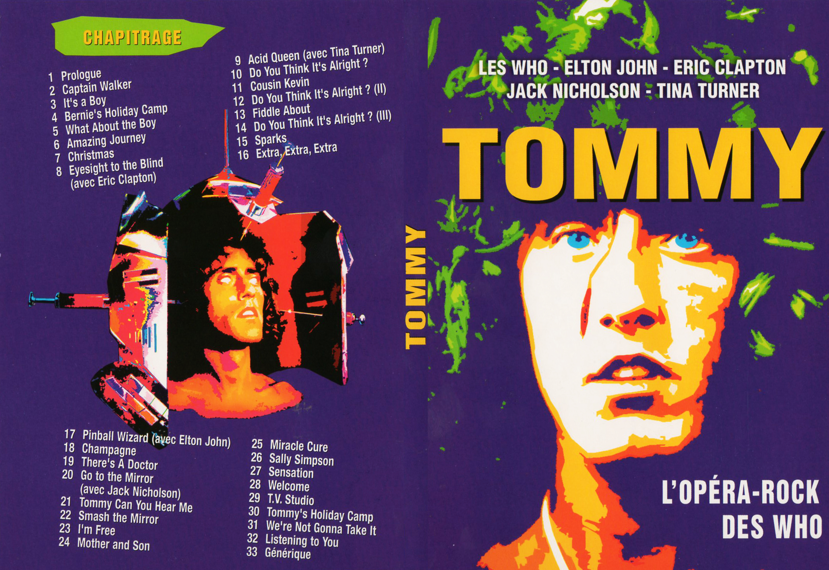 Jaquette DVD Tommy le film v2
