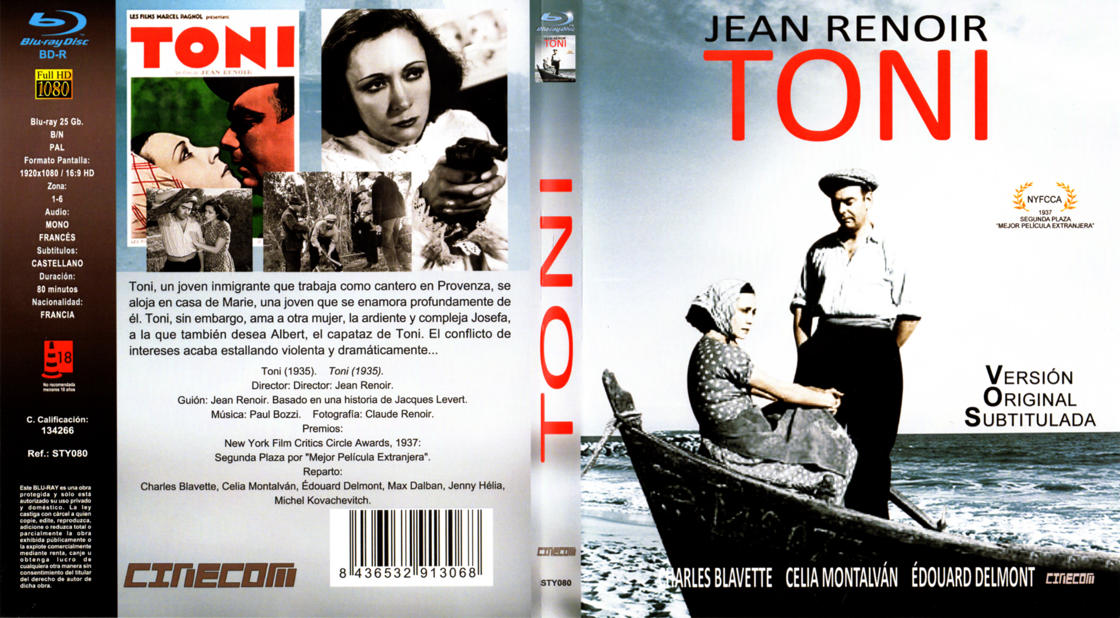 Jaquette DVD Toni Zone 1 (BLU-RAY)