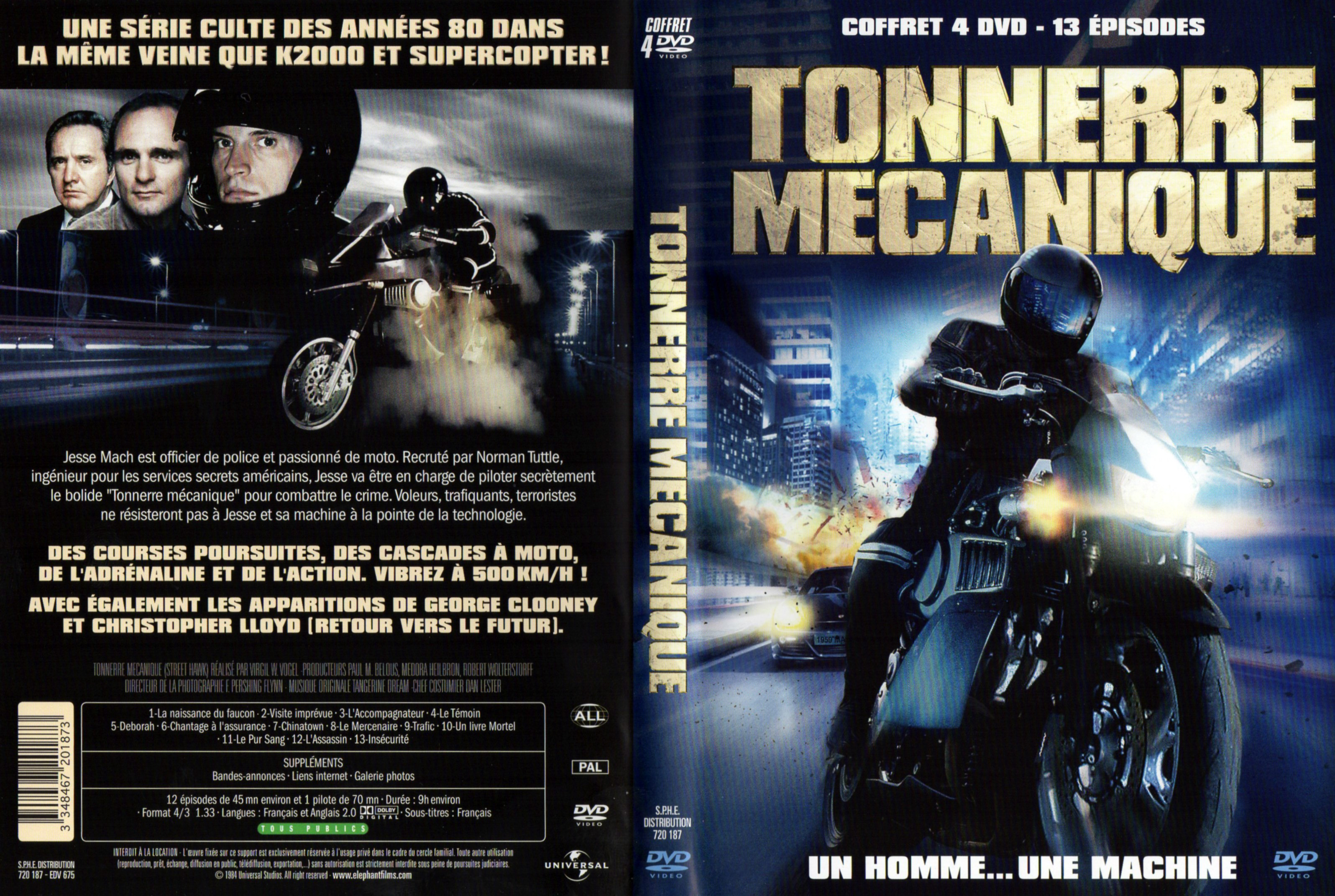 Jaquette DVD Tonnerre Mcanique