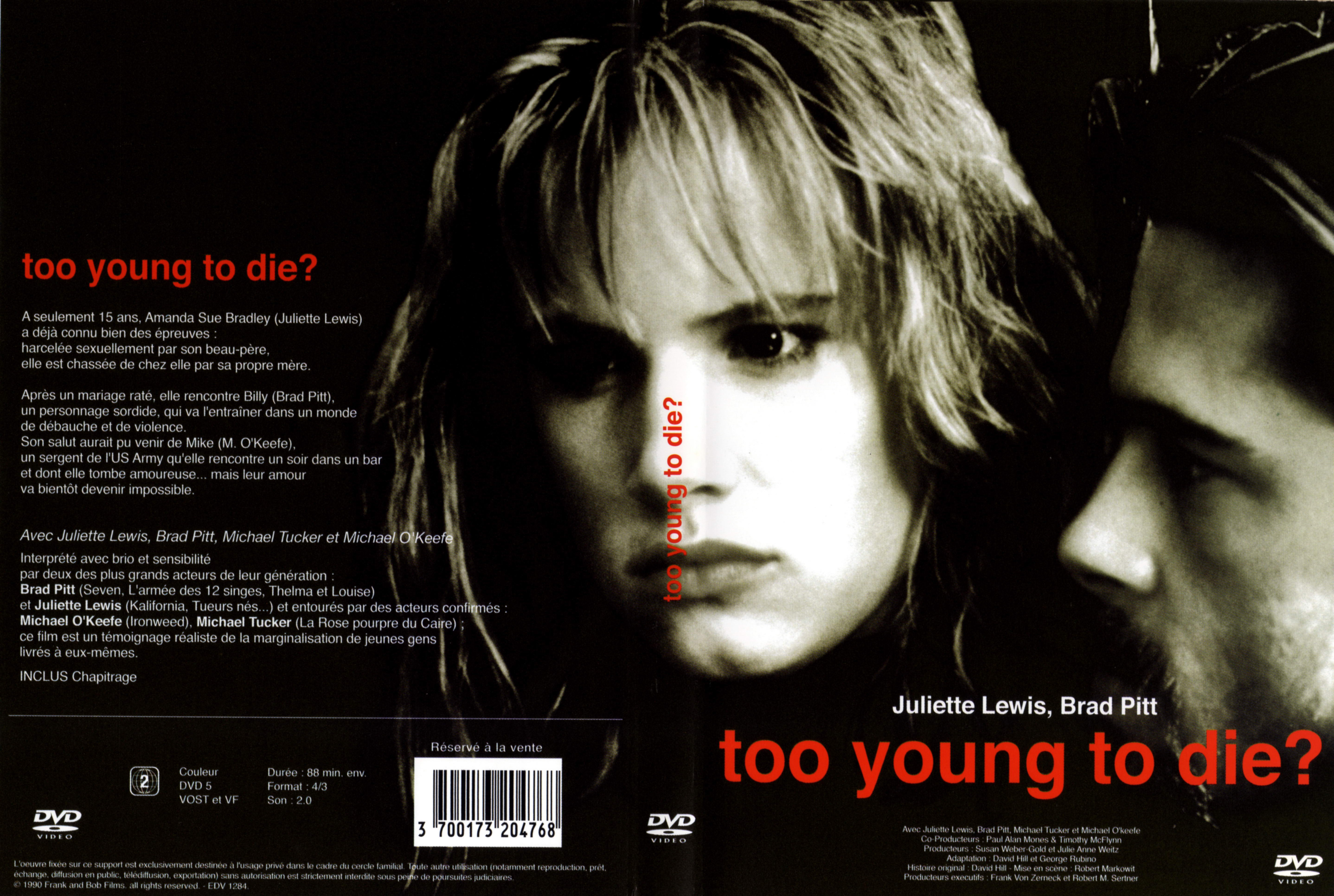 Jaquette DVD Too young to die