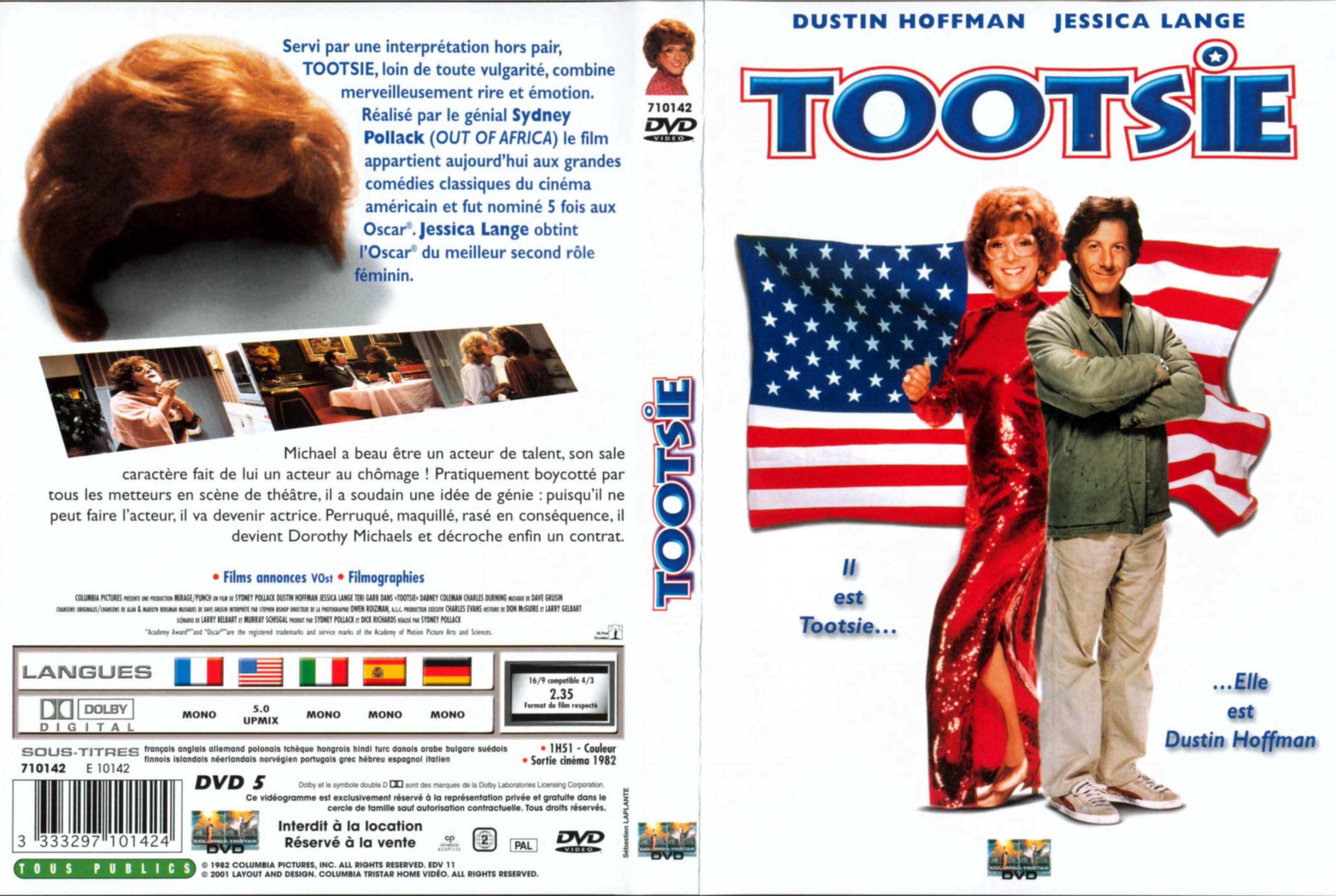 Jaquette DVD Tootsie