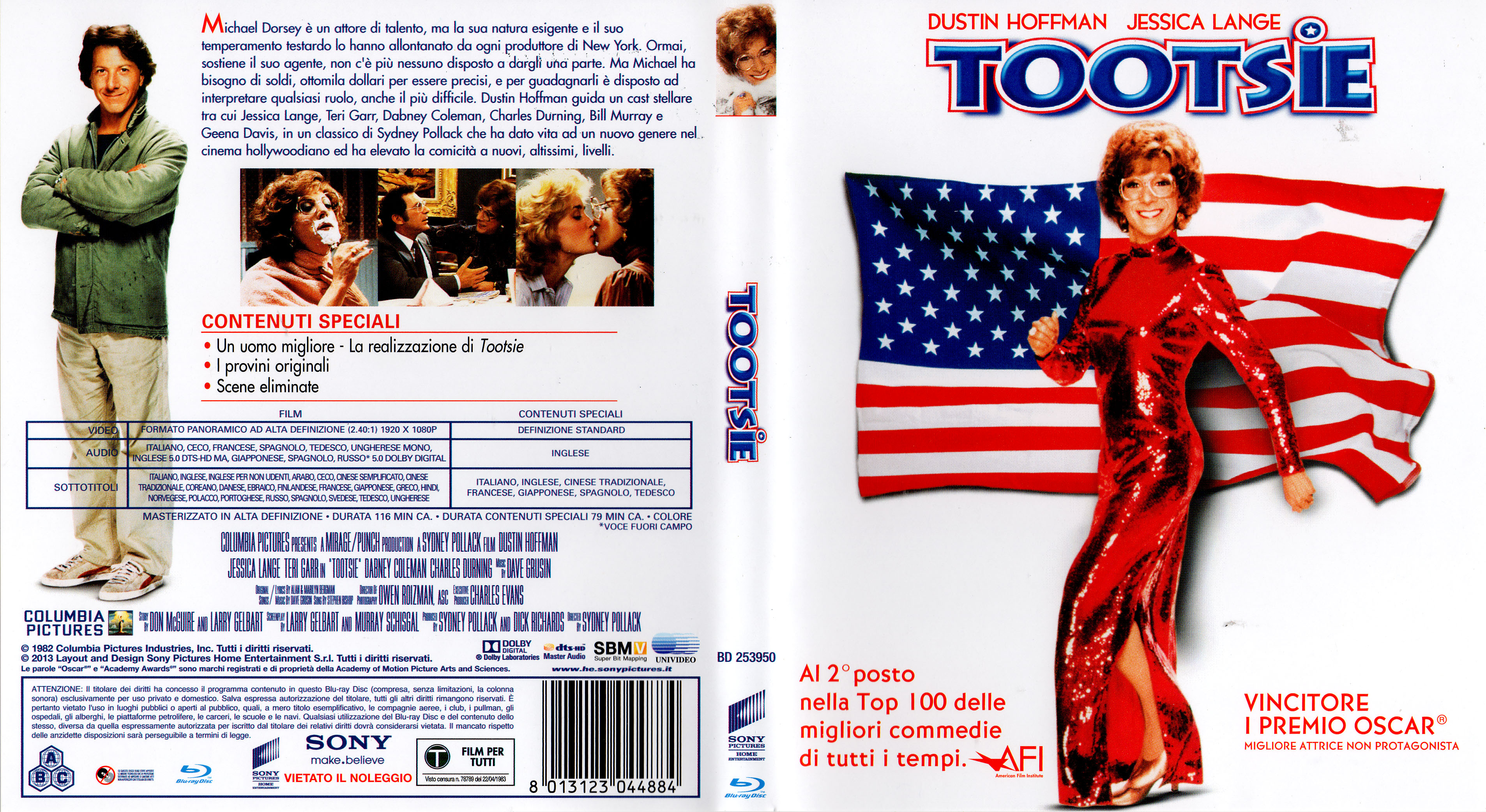 Jaquette DVD Tootsie Zone 1 (BLU-RAY)