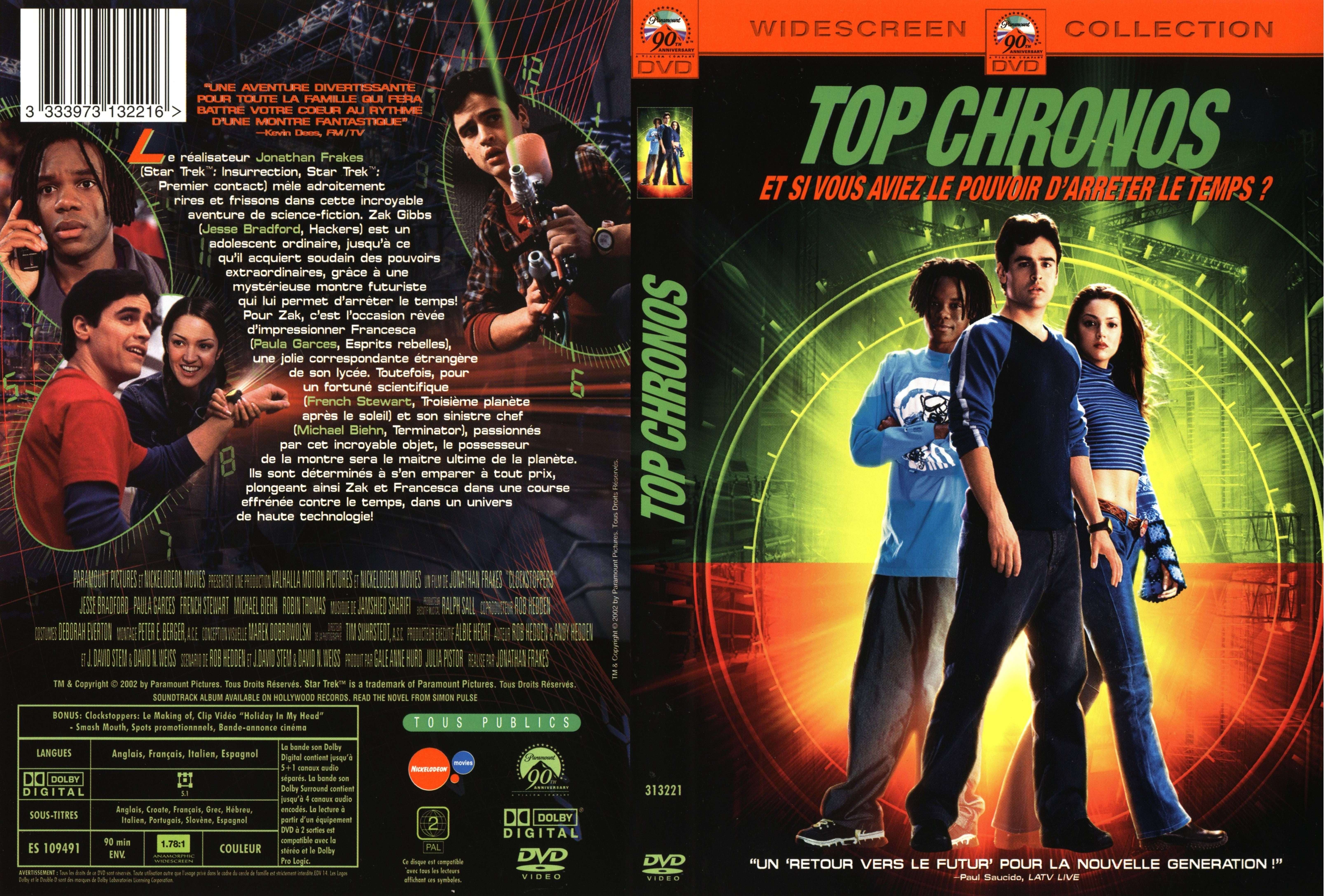 Jaquette DVD Top chronos