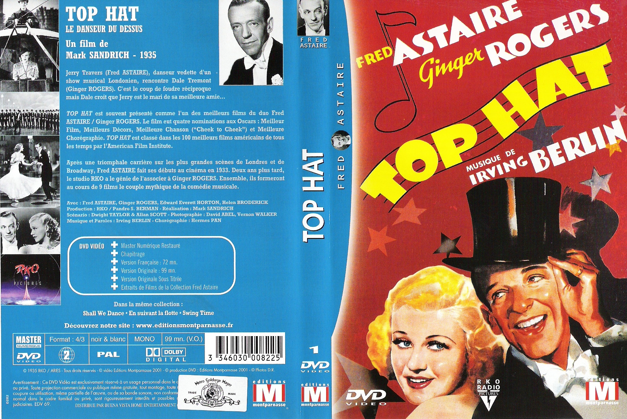 Jaquette DVD Top hat