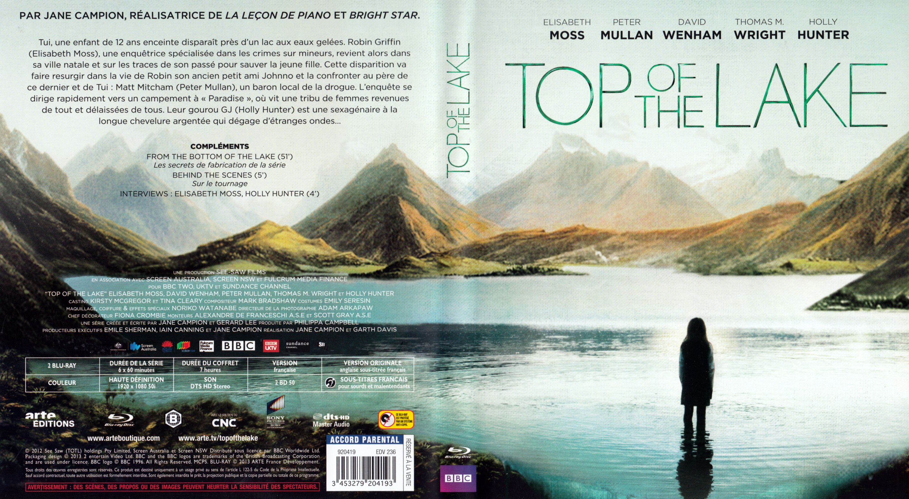 Jaquette DVD Top of the lake (BLU-RAY)