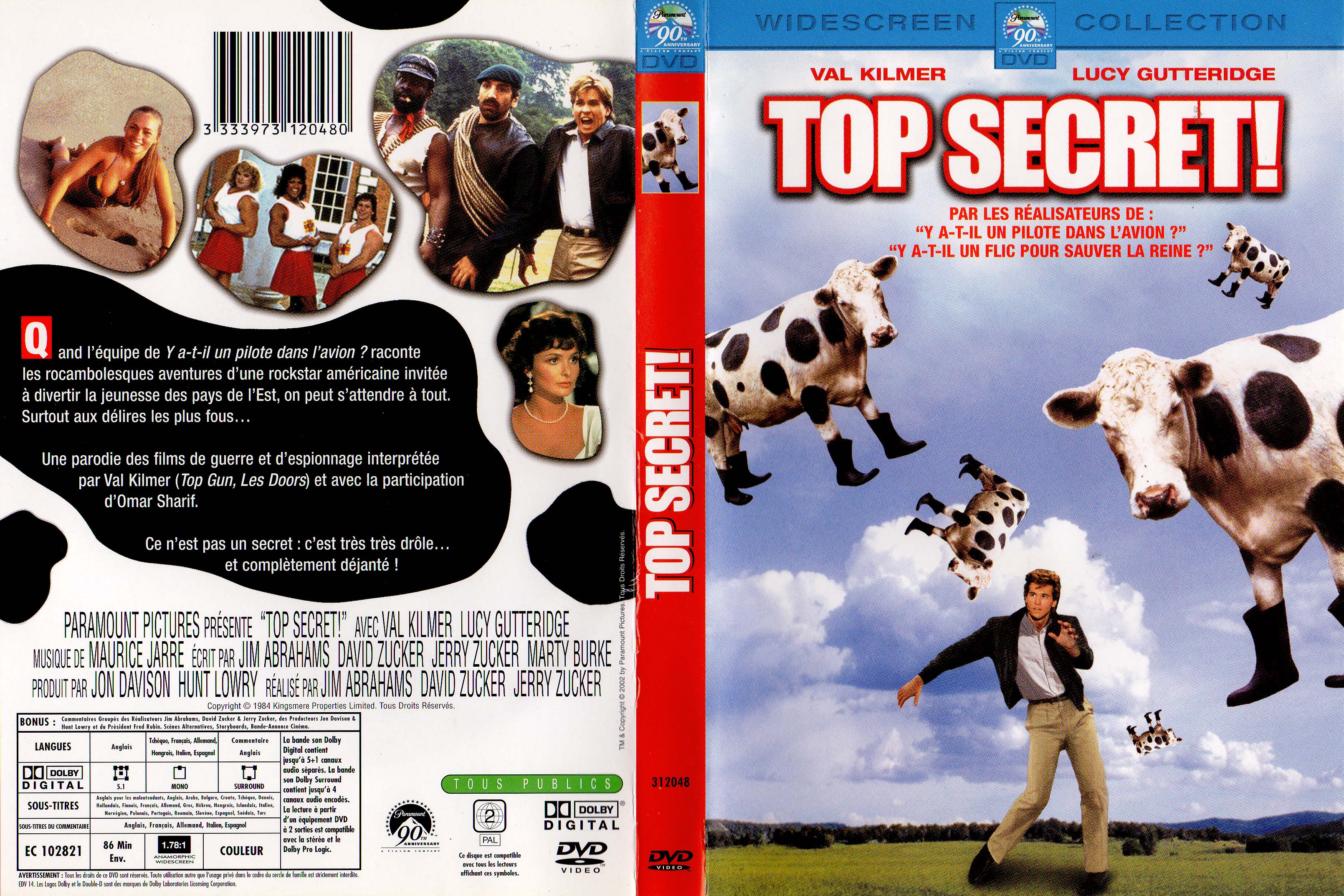 Jaquette DVD Top secret v2