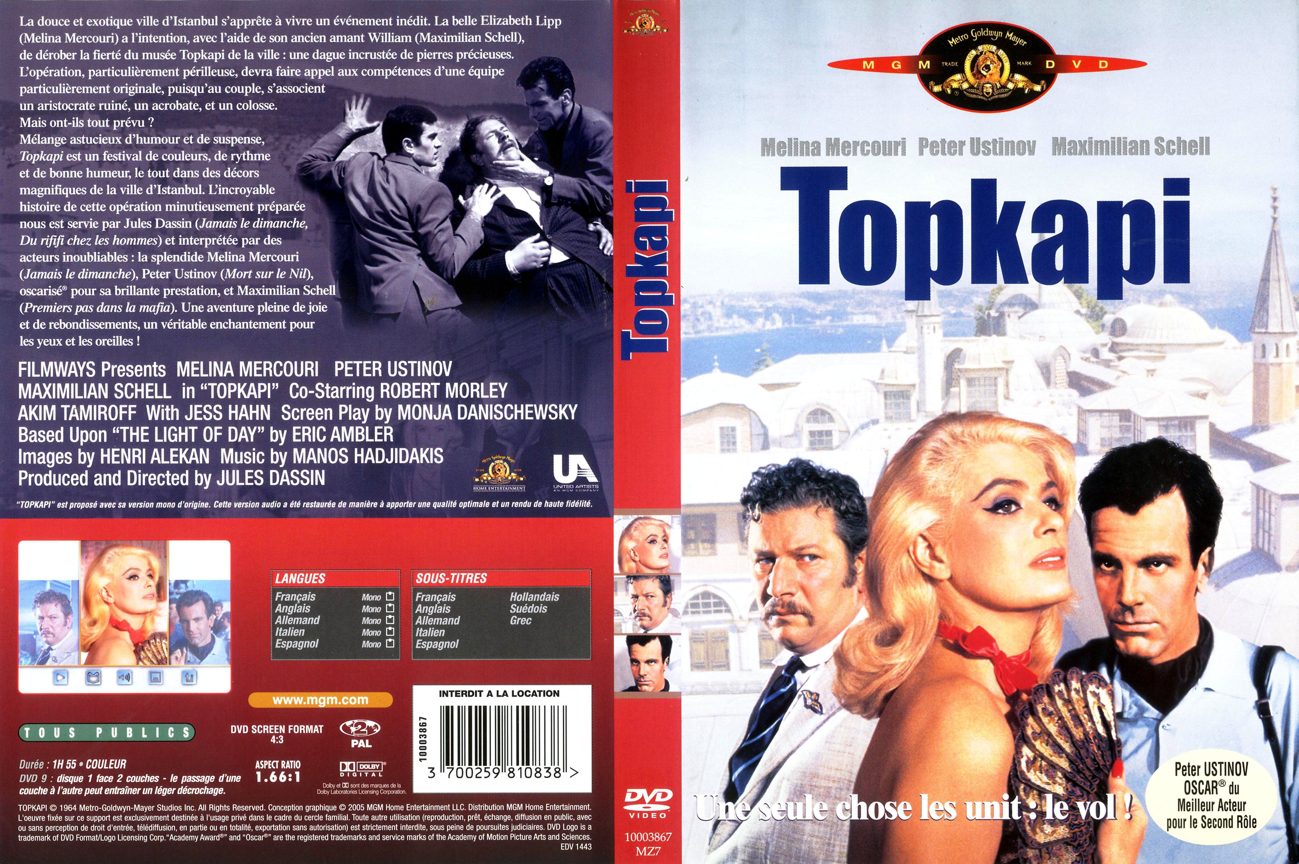 Jaquette DVD Topkapi