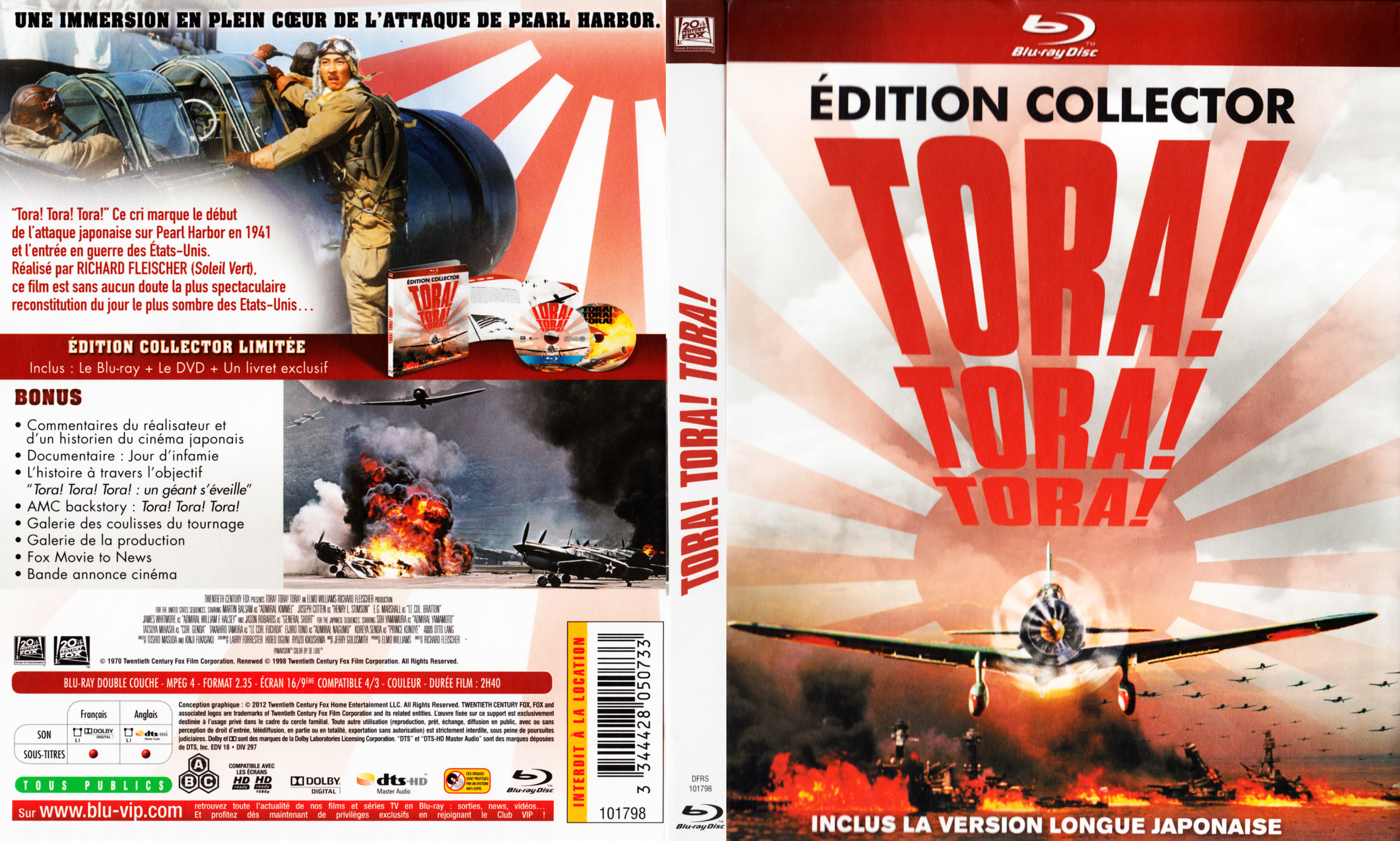 Jaquette DVD Tora Tora Tora (BLU-RAY) v2
