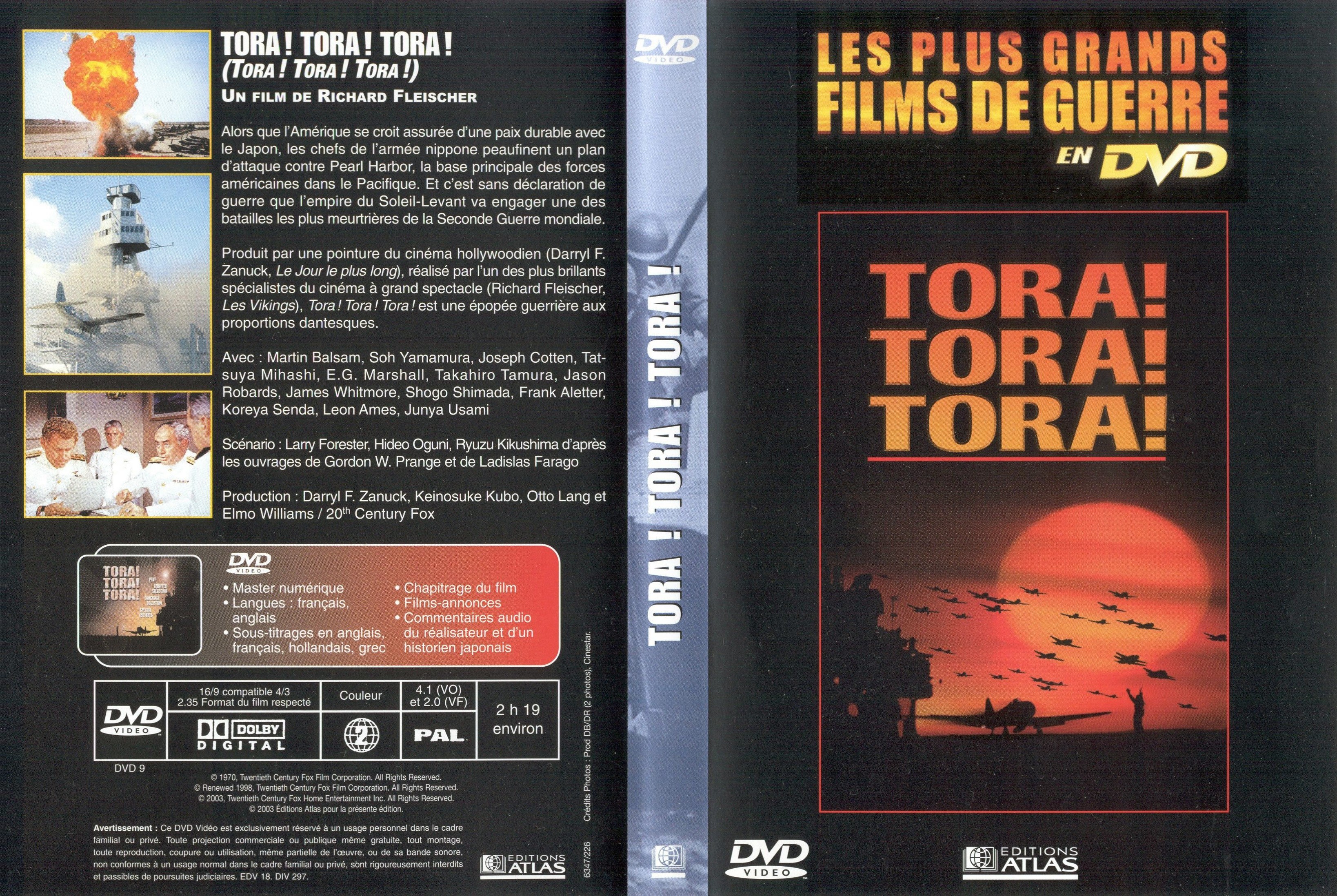 Jaquette DVD Tora Tora Tora v2