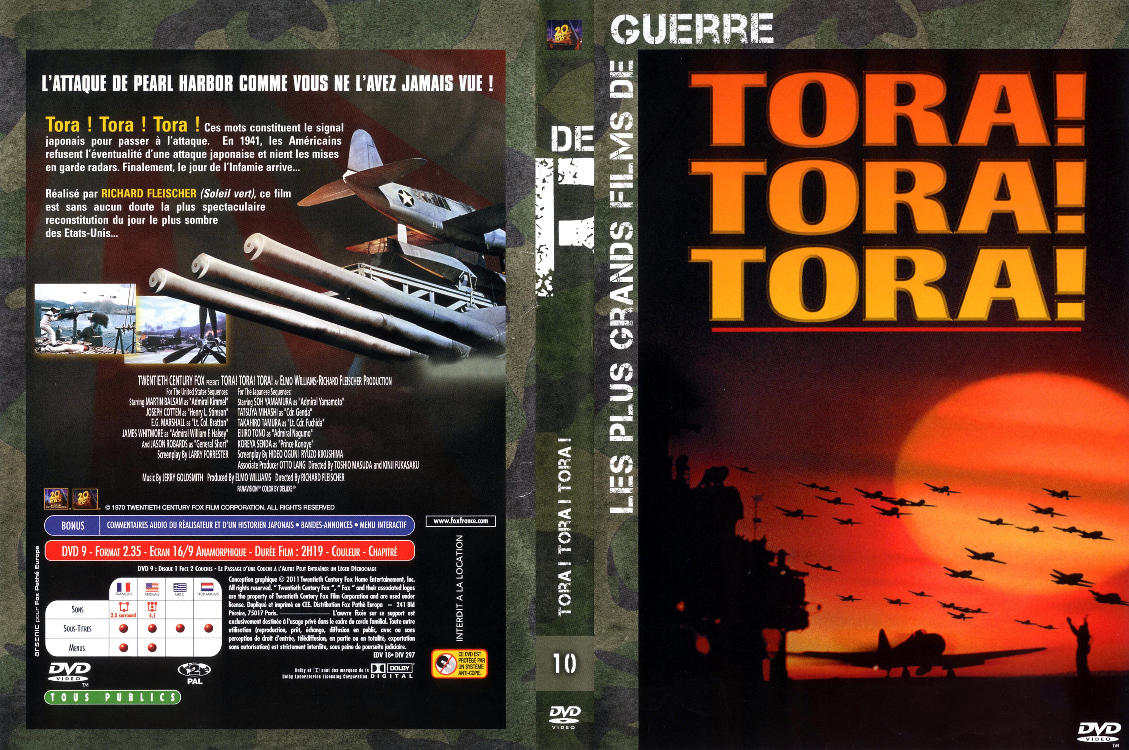 Jaquette DVD Tora Tora Tora v3