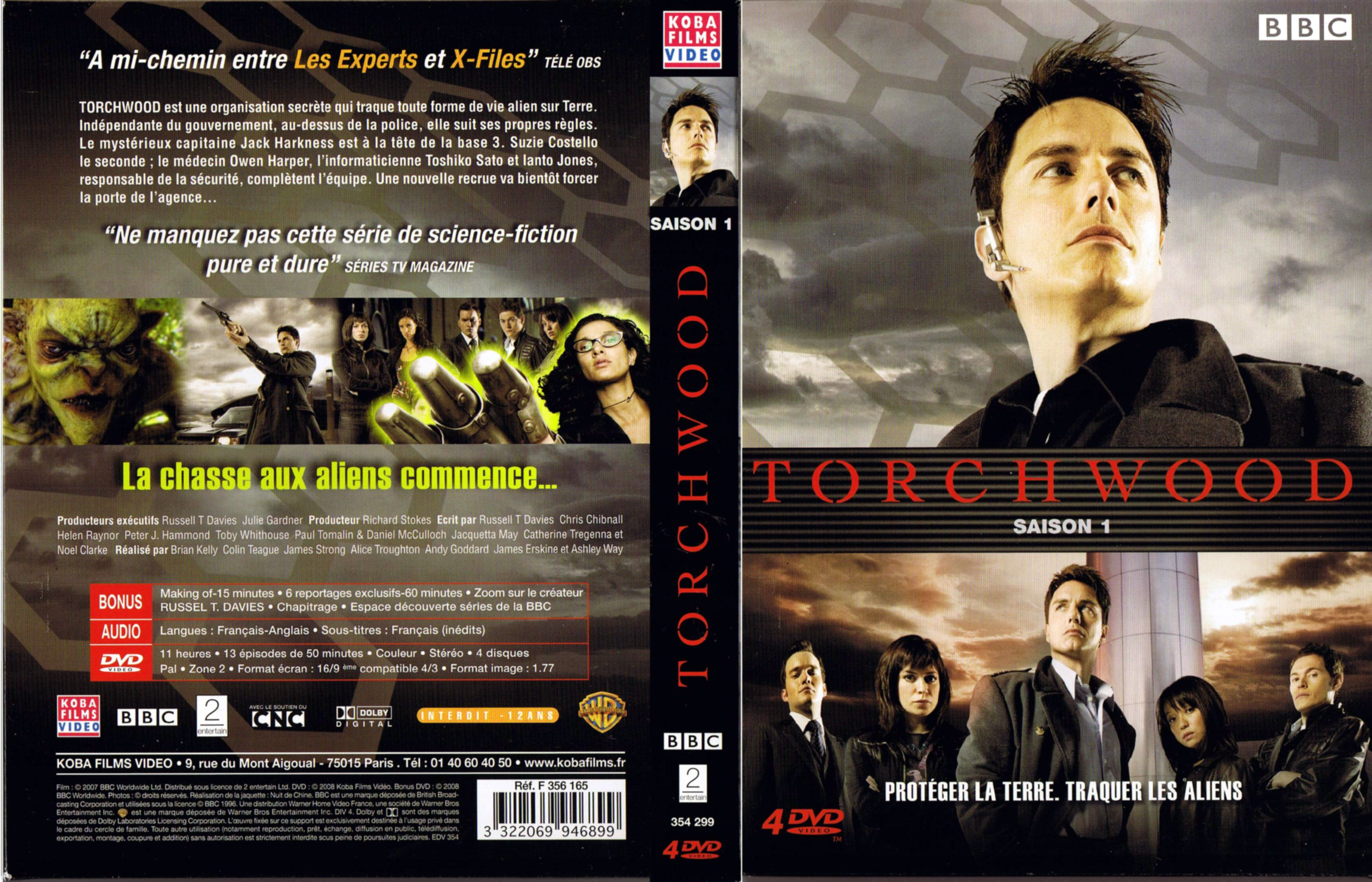 Jaquette DVD Torchwood Saison 1 COFFRET