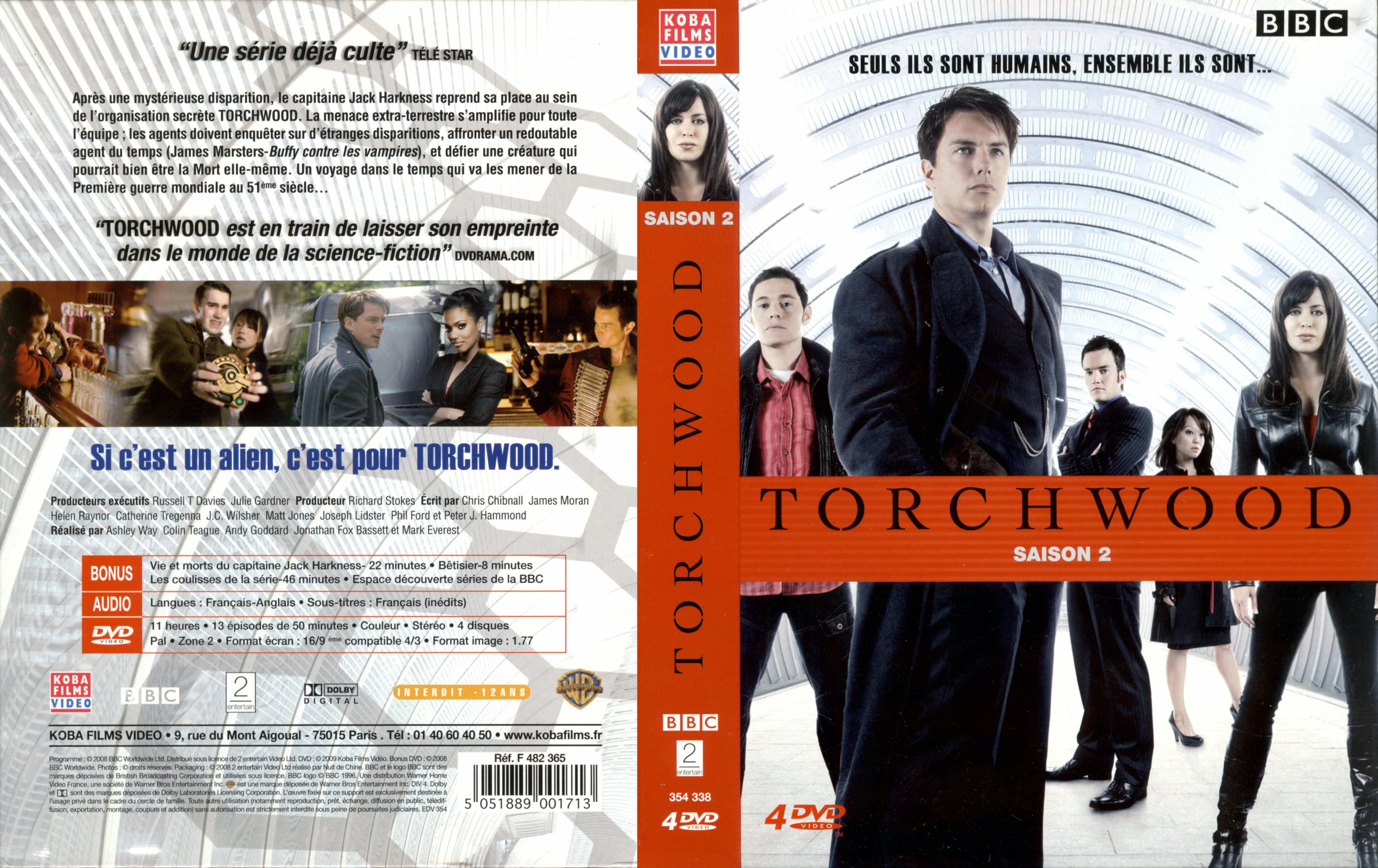 Jaquette DVD Torchwood Saison 2 COFFRET