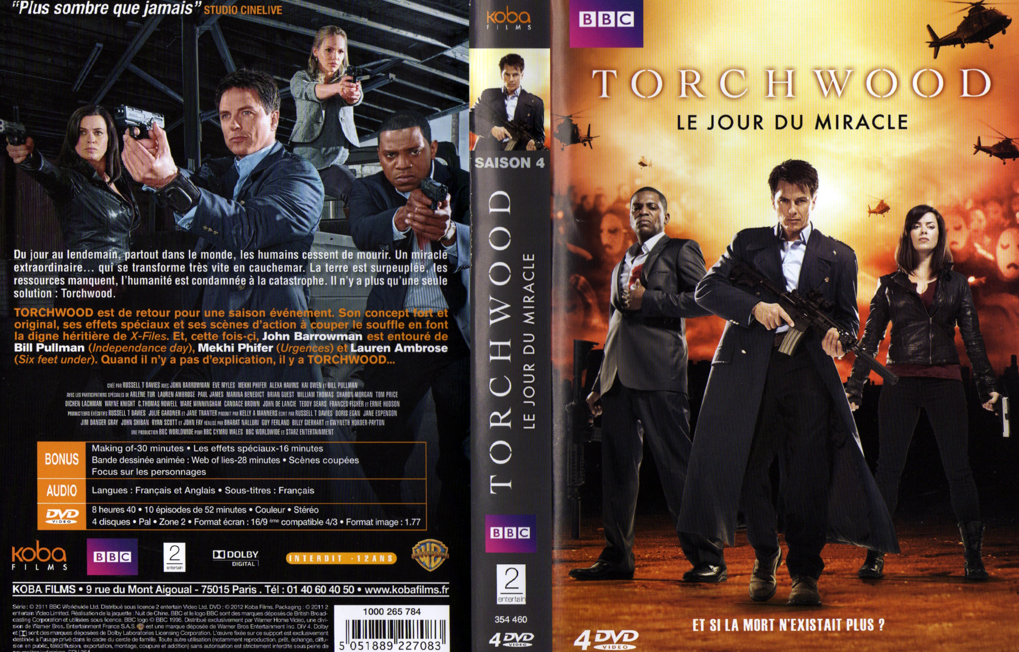 Jaquette DVD Torchwood Saison 4 COFFRET