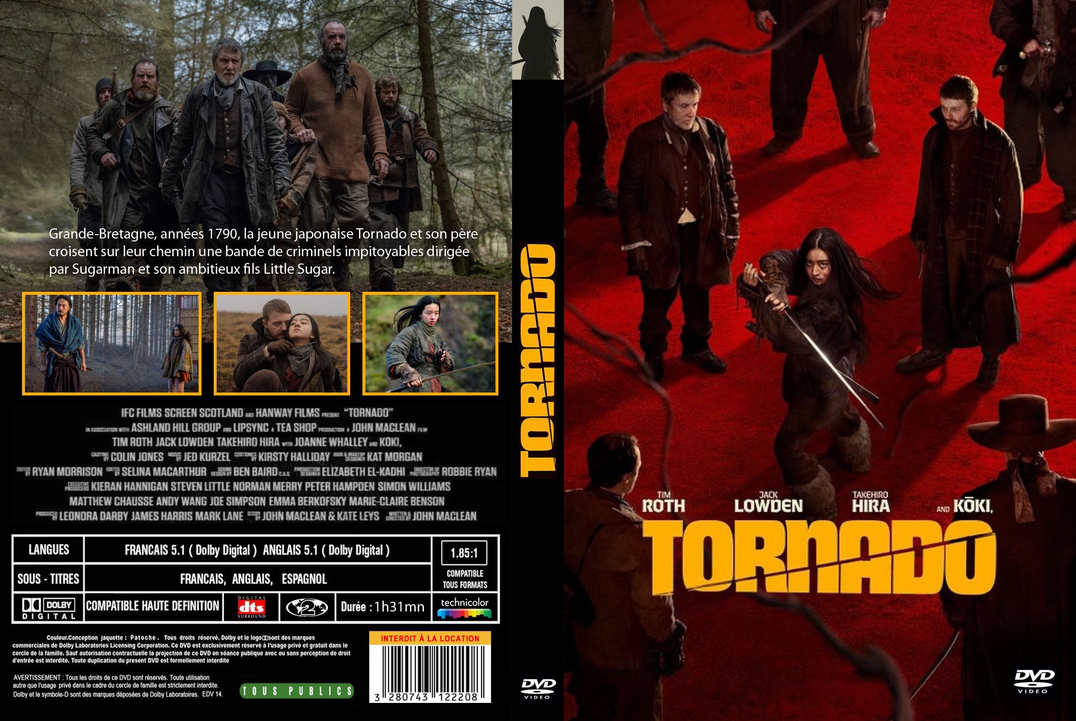 Jaquette DVD Tornado custom