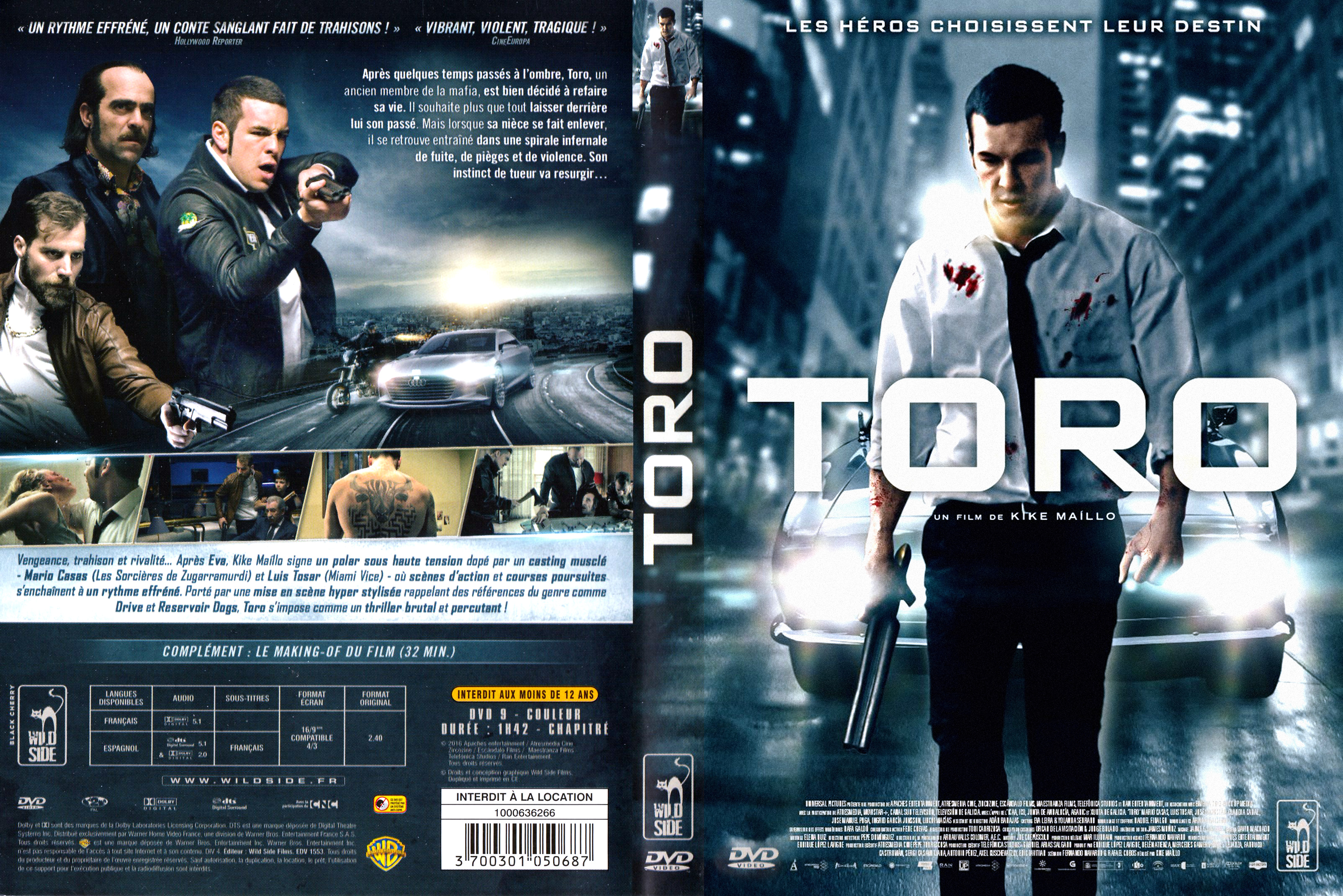 Jaquette DVD Toro