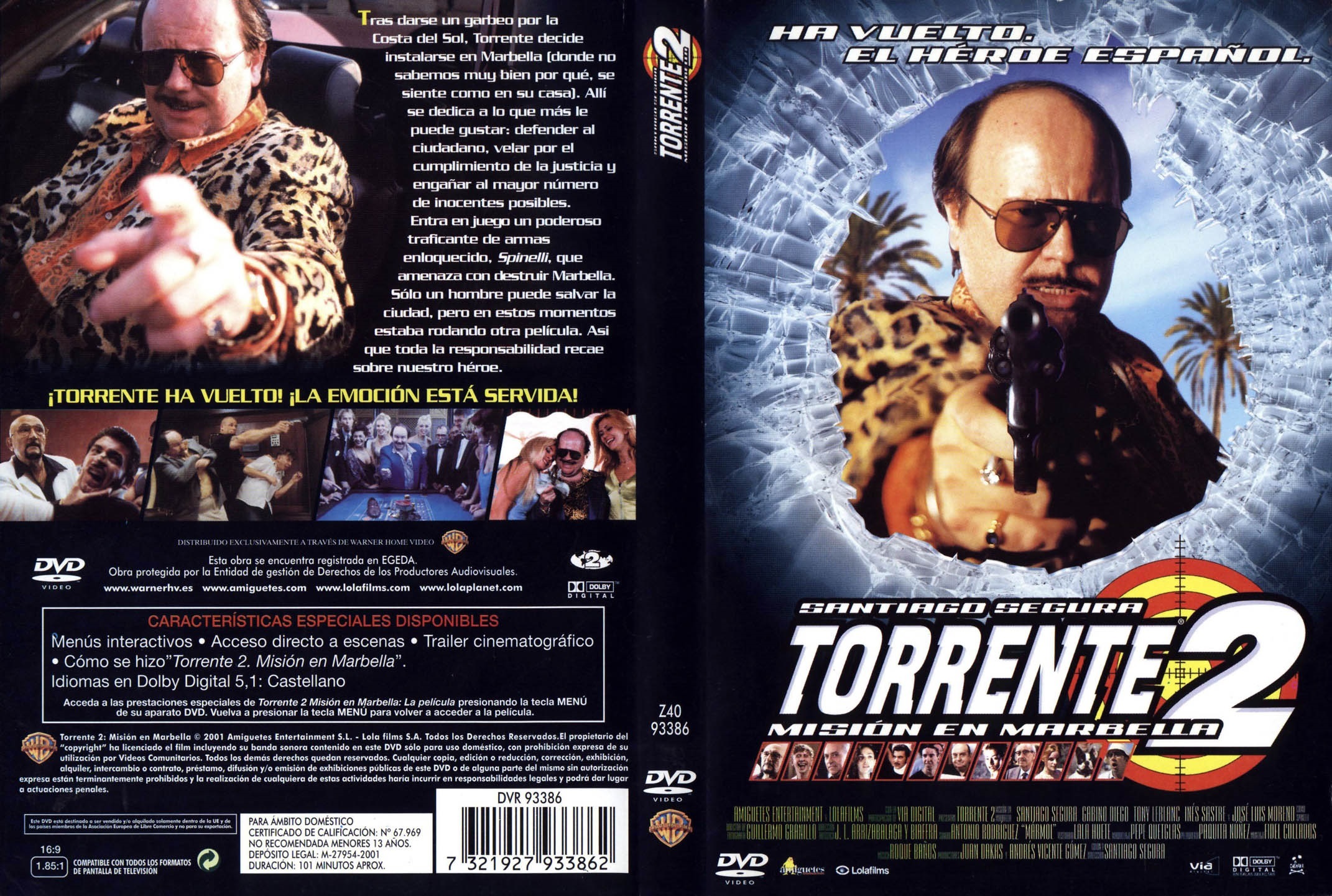 Jaquette DVD Torrente 2 Mission in Marbella