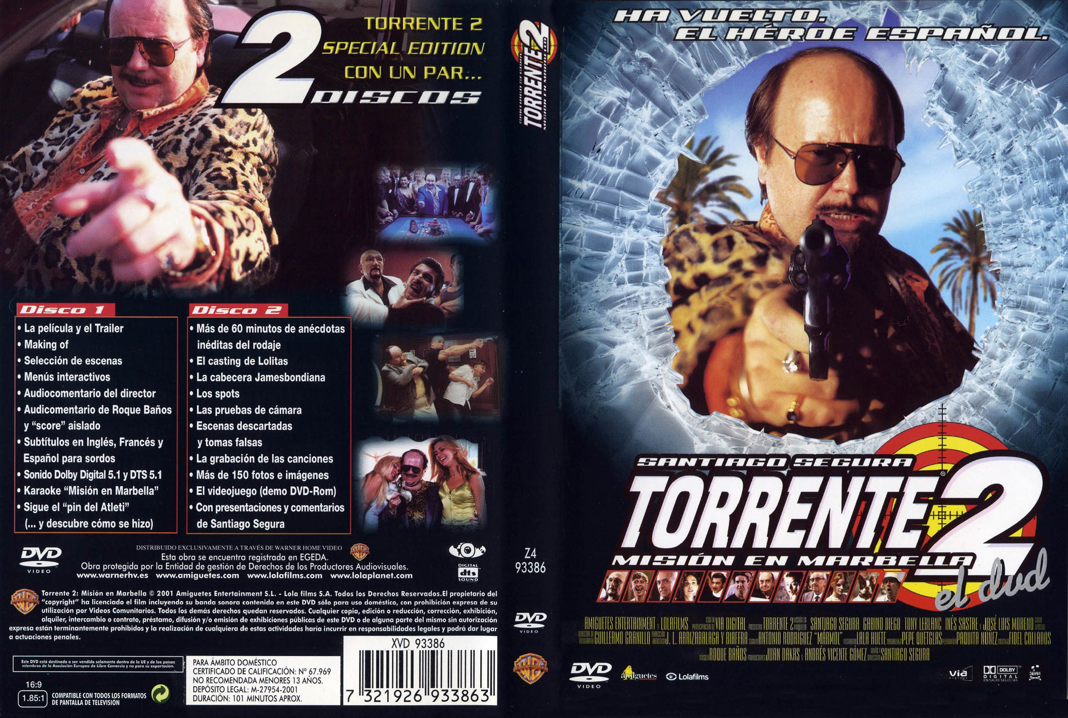 Jaquette DVD Torrente 2 Mission in Marbella v2