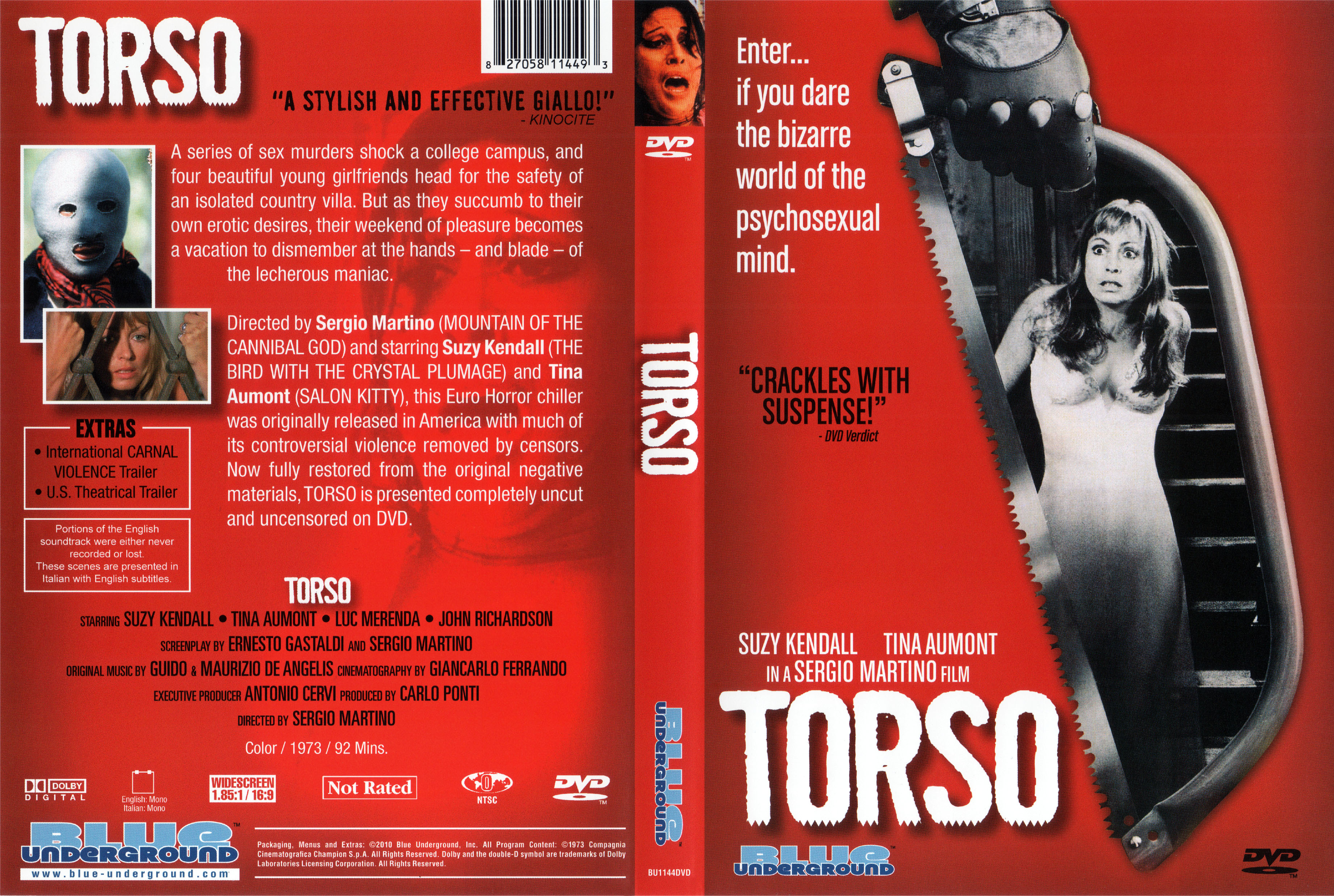 Jaquette DVD Torso Zone 1