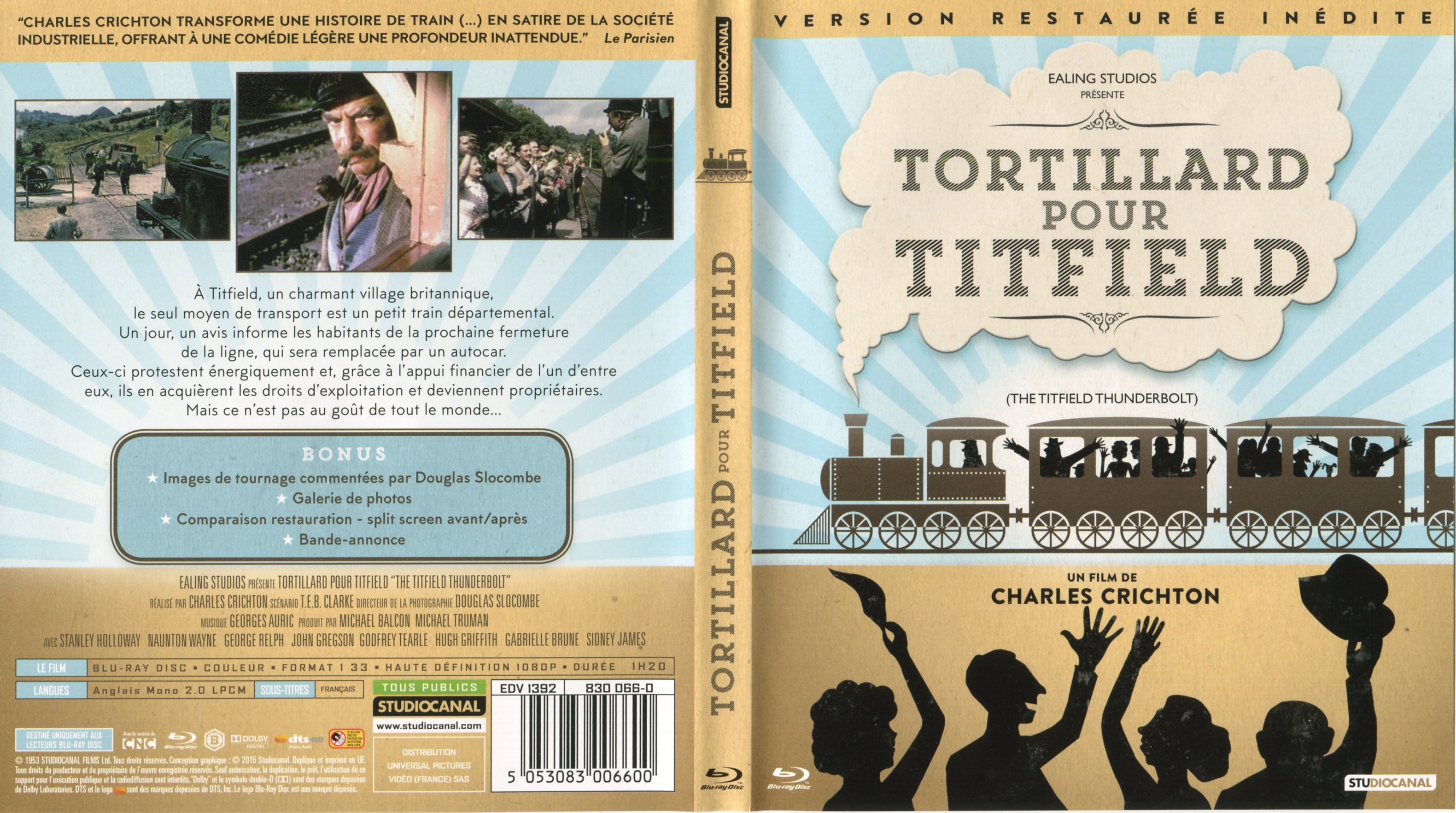 Jaquette DVD Tortillard pour Titfield (BLU-RAY)