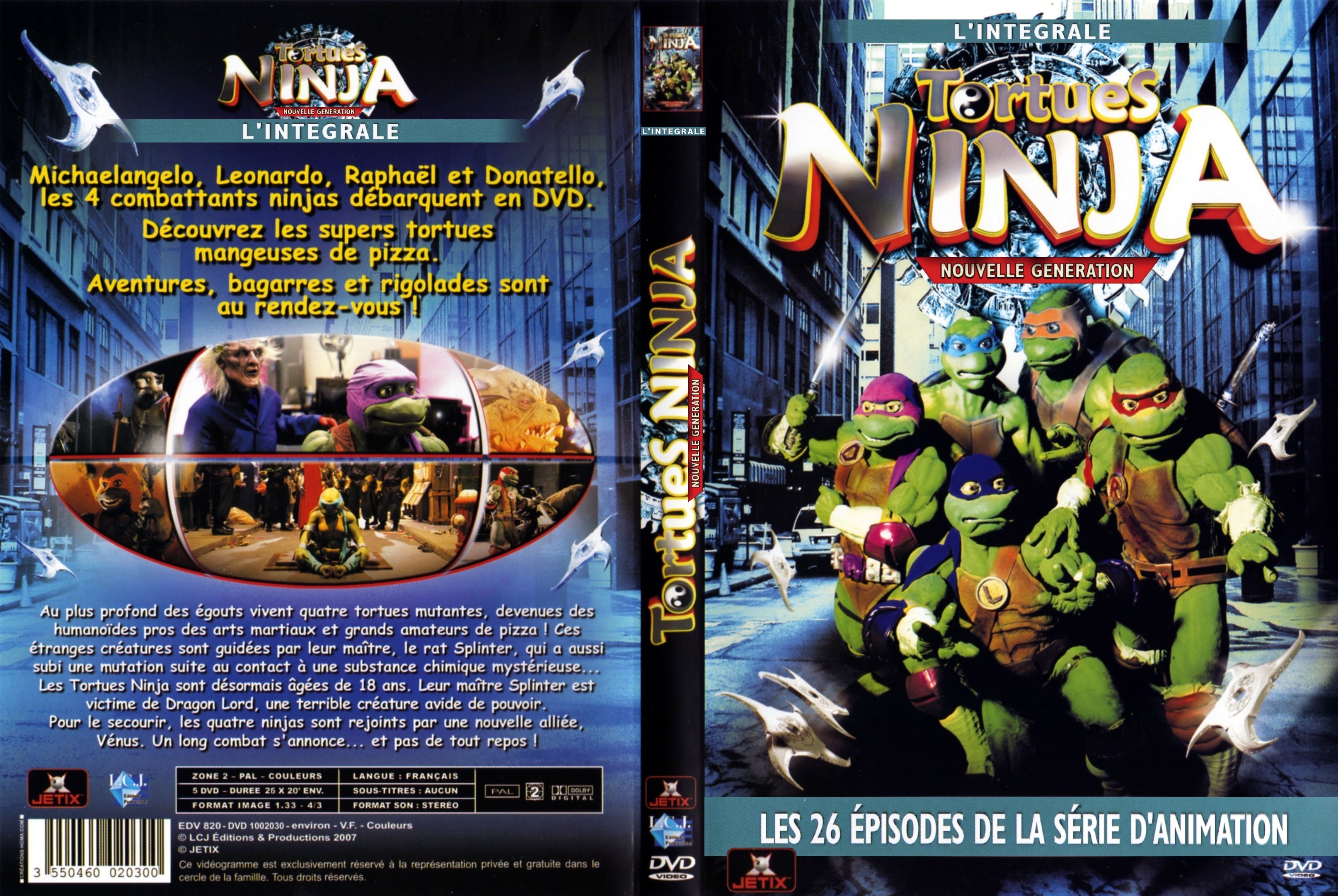 Jaquette DVD Tortues Ninja Nouvelle gnration l