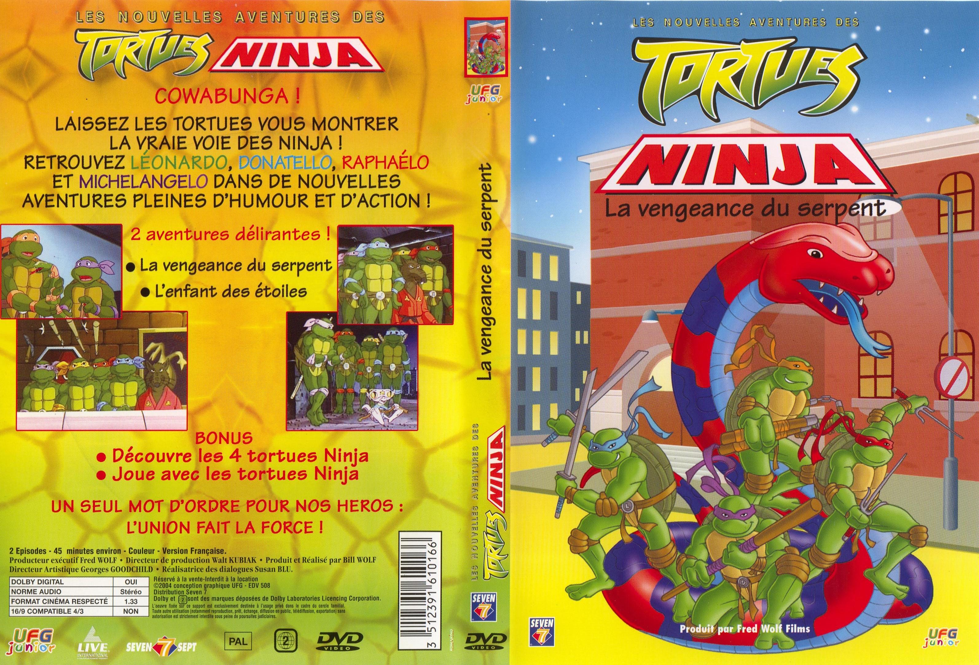 Jaquette DVD Tortues ninjas - la vengeance du serpent