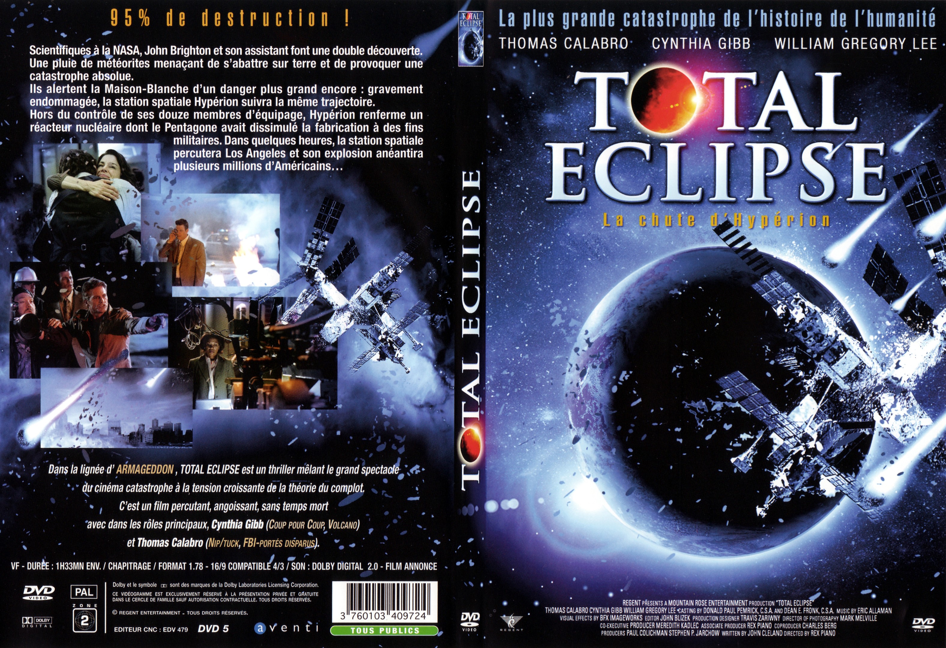Jaquette DVD Total eclipse - SLIM