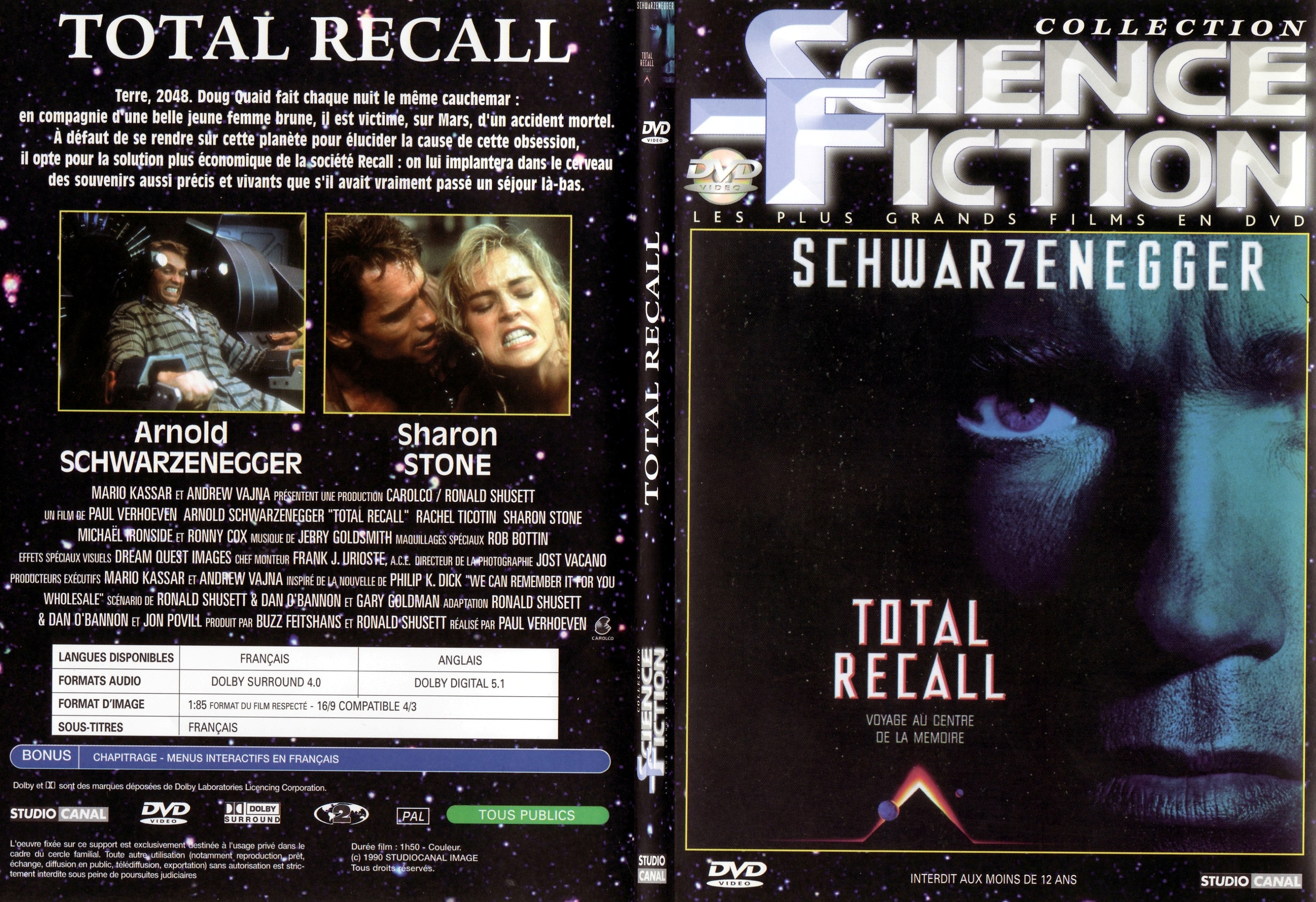 Jaquette DVD Total recall - SLIM v2