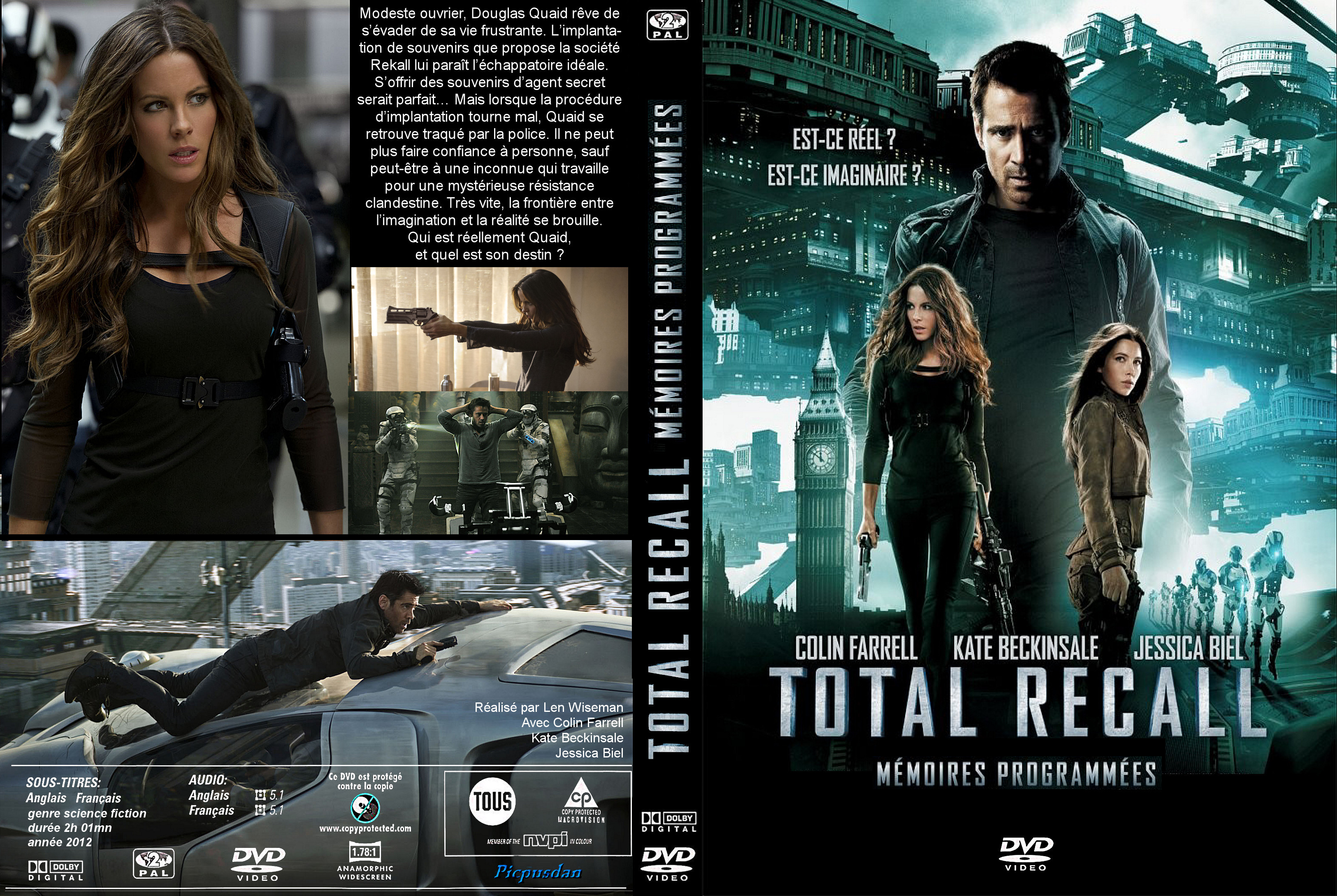 Jaquette DVD Total recall mmoires programmes custom