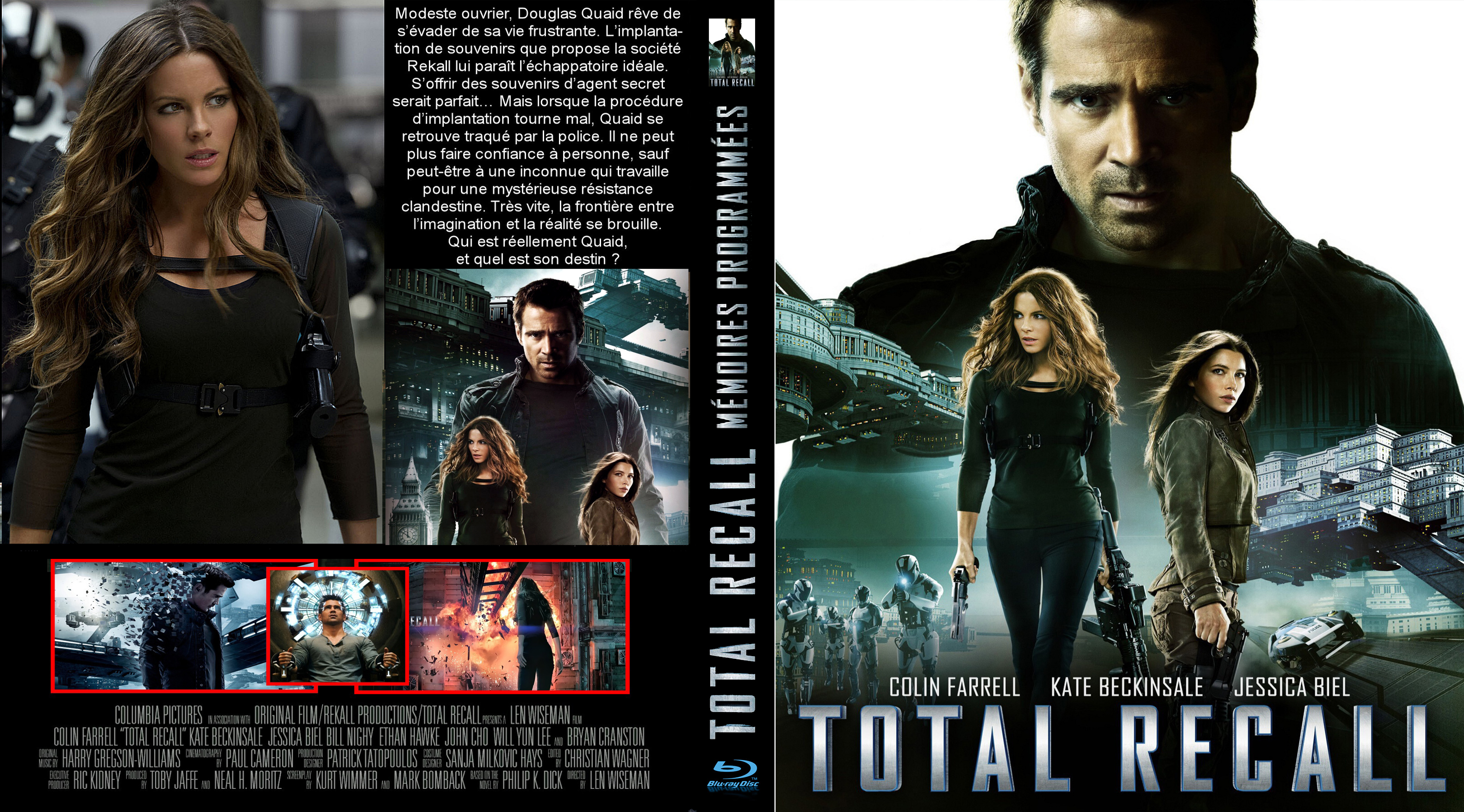 Jaquette DVD Total recall mmoires programmes custom v2 (BLU-RAY)