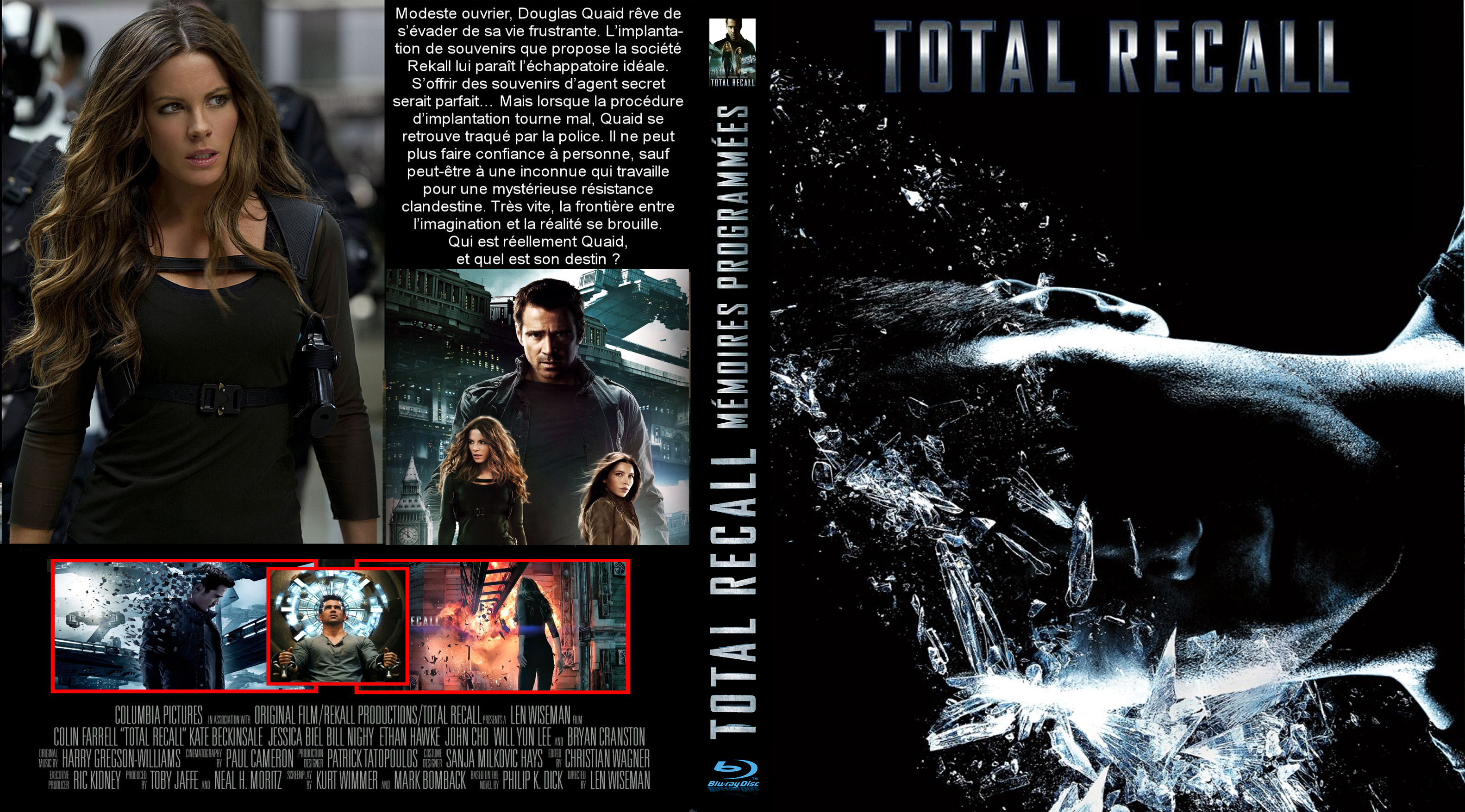 Jaquette DVD Total recall mmoires programmes custom v3 (BLU-RAY)