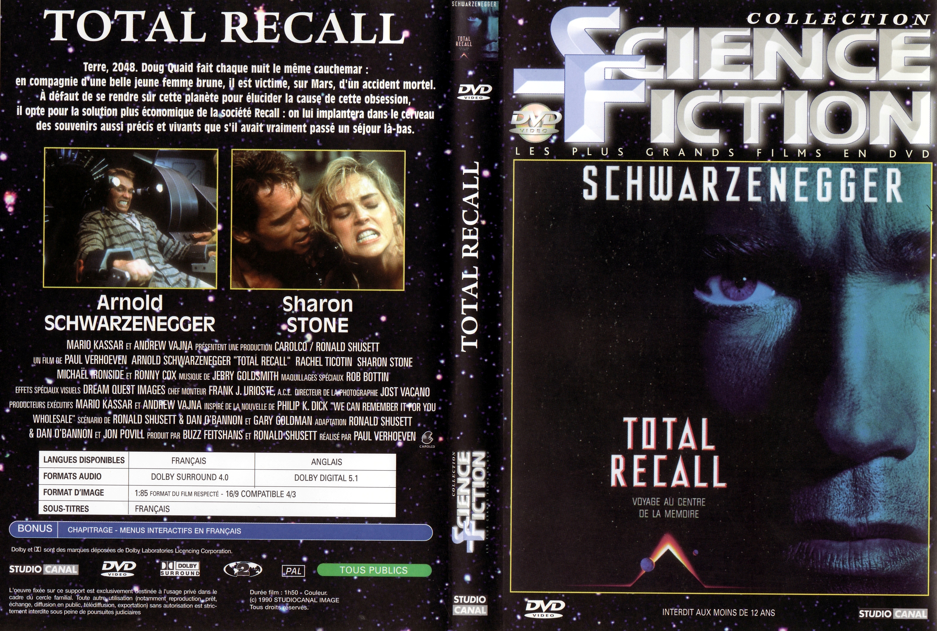 Jaquette DVD Total recall v2