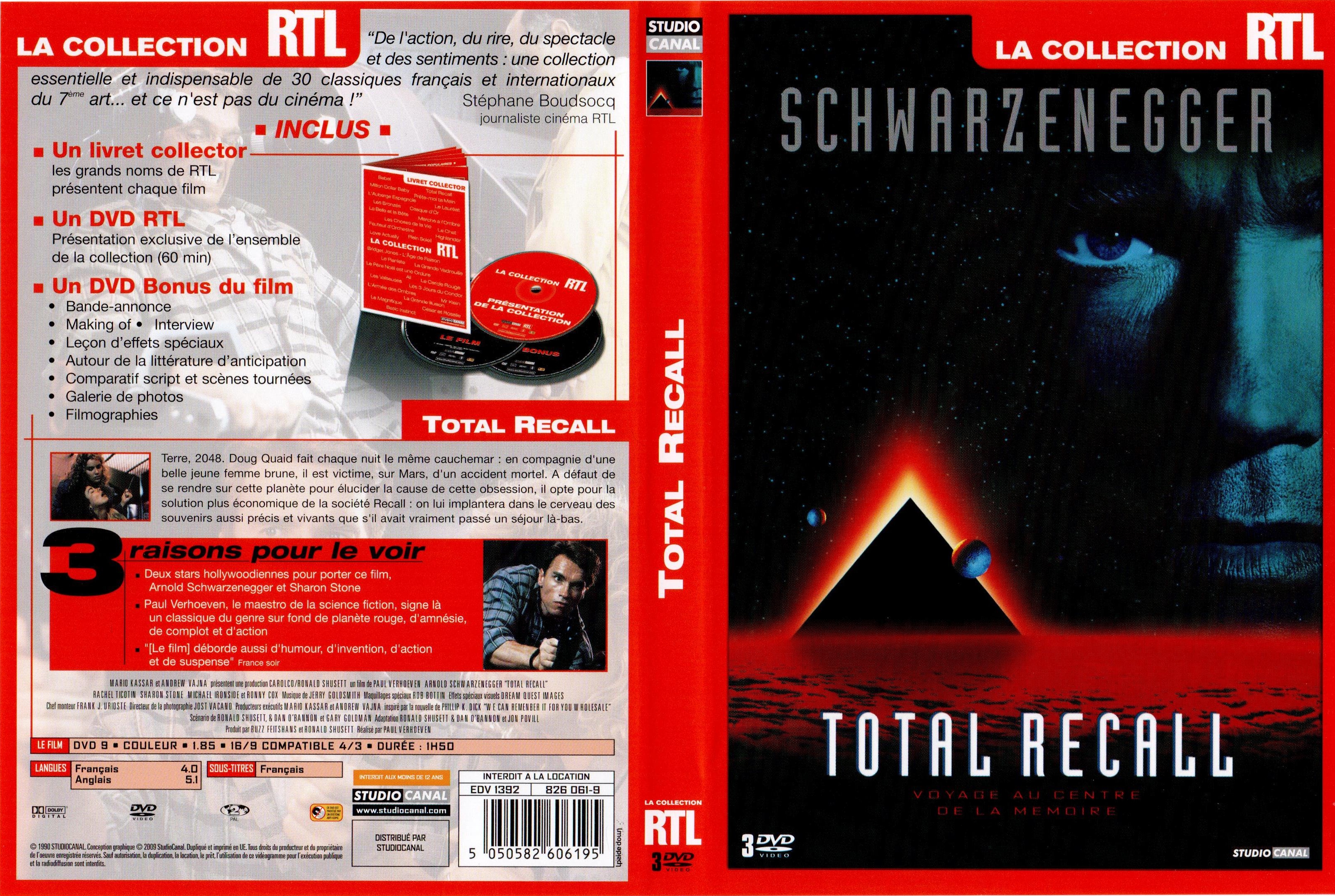 Jaquette DVD Total recall v3