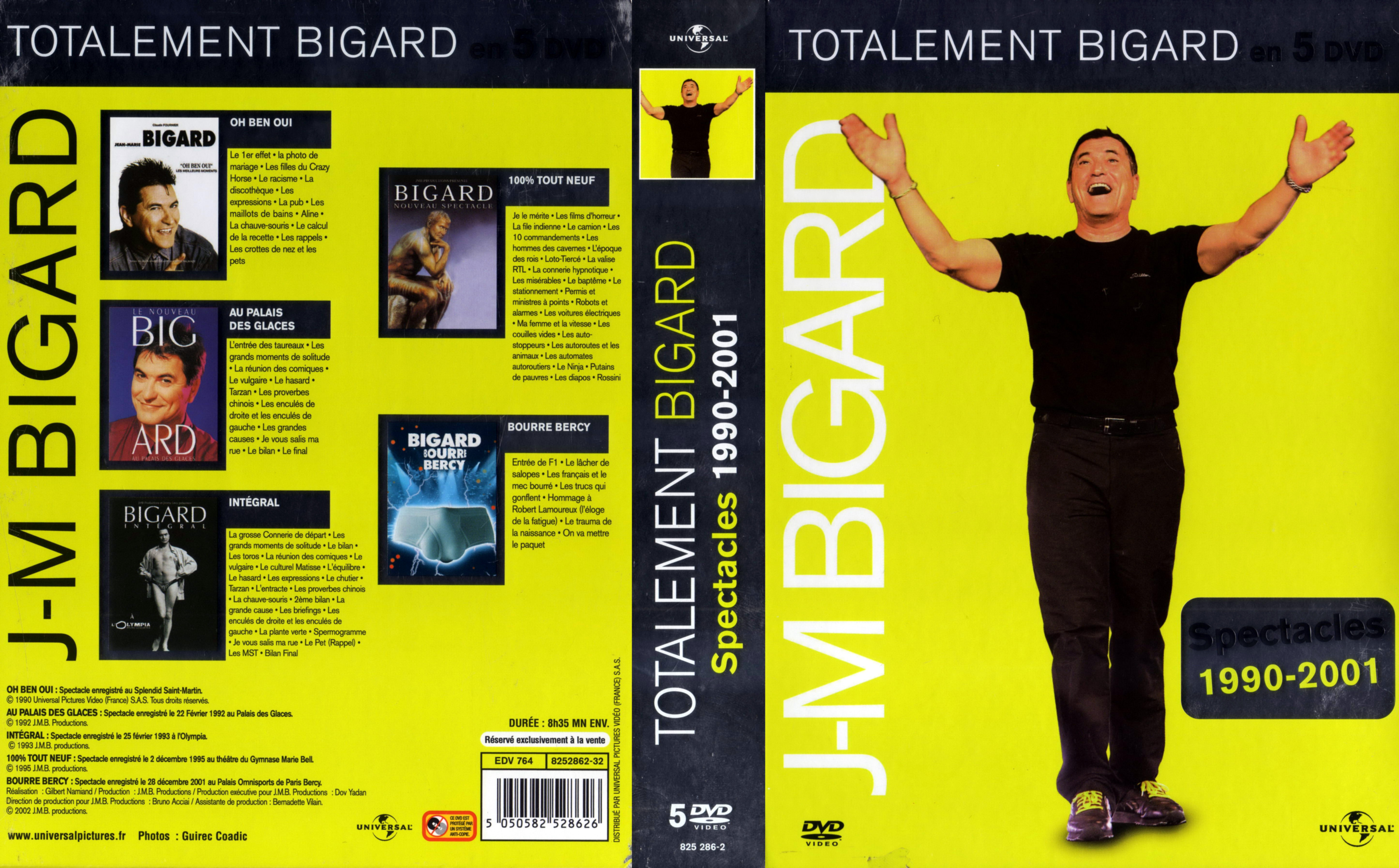 Jaquette DVD Totalement Bigard