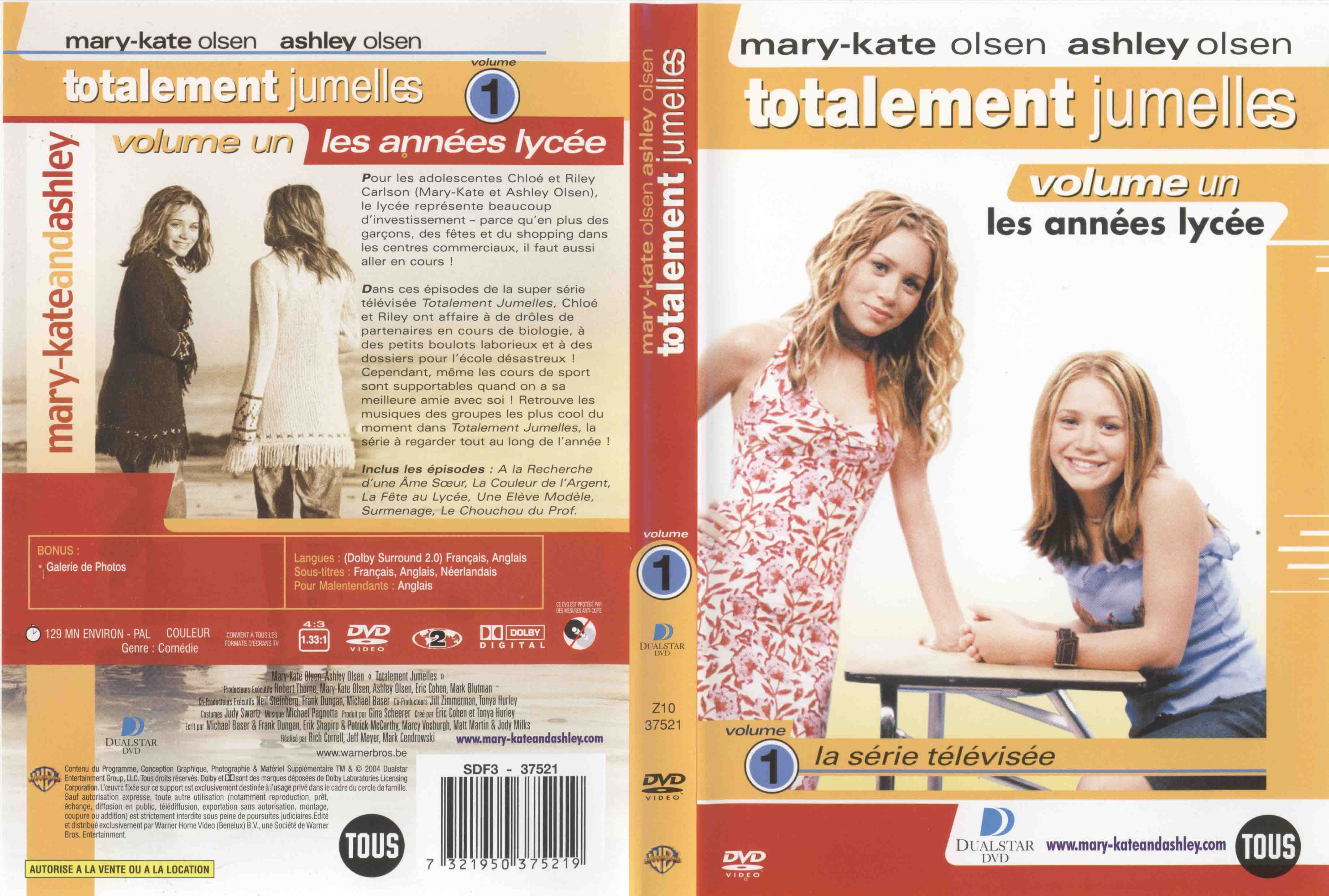 Jaquette DVD Totalement jumelles vol 1