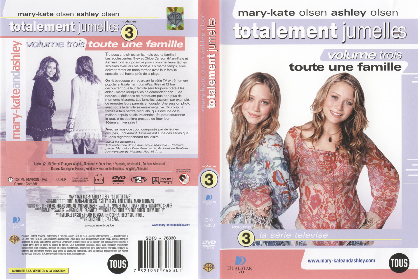 Jaquette DVD Totalement jumelles vol 3