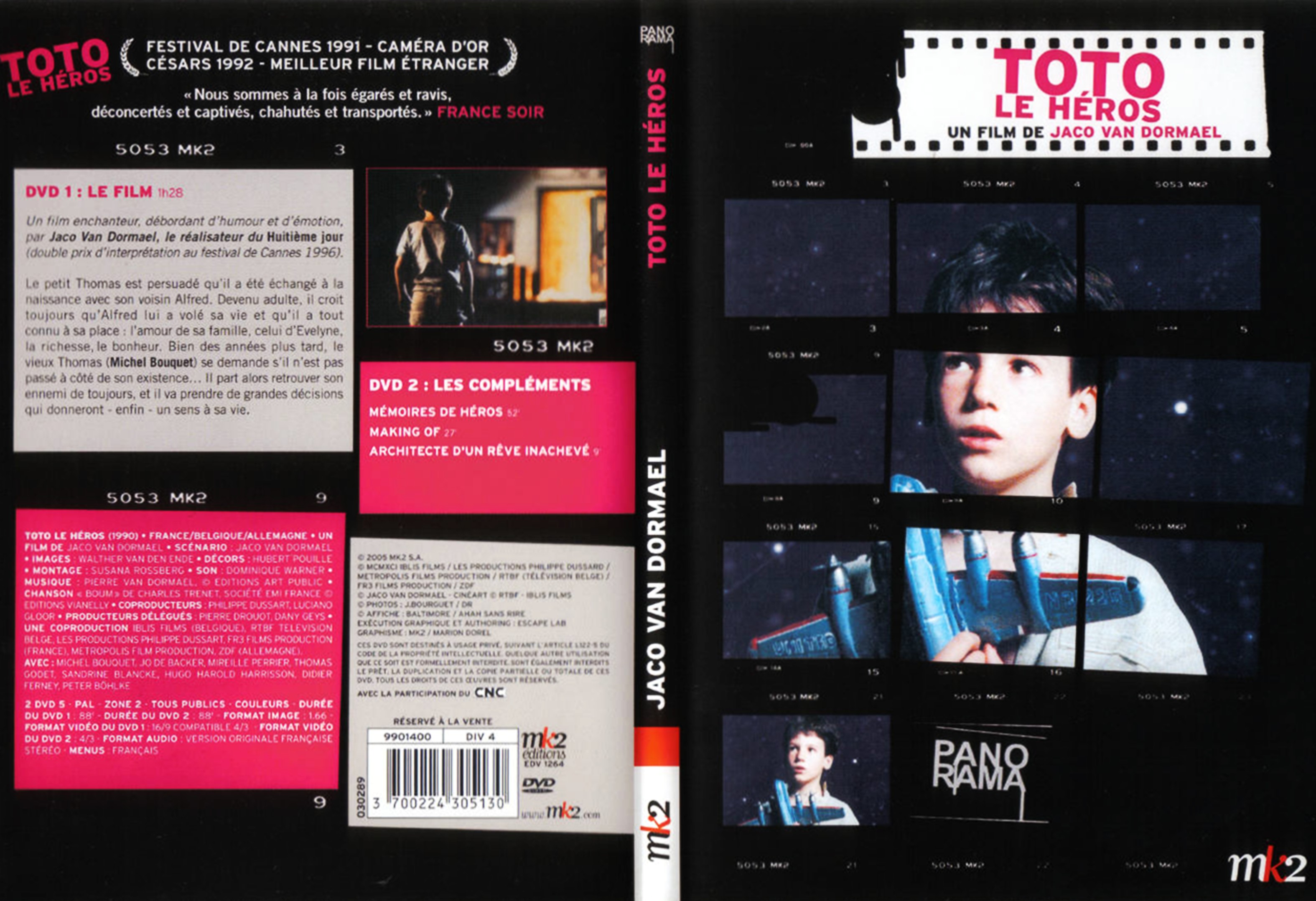 Jaquette DVD Toto Le Heros - SLIM