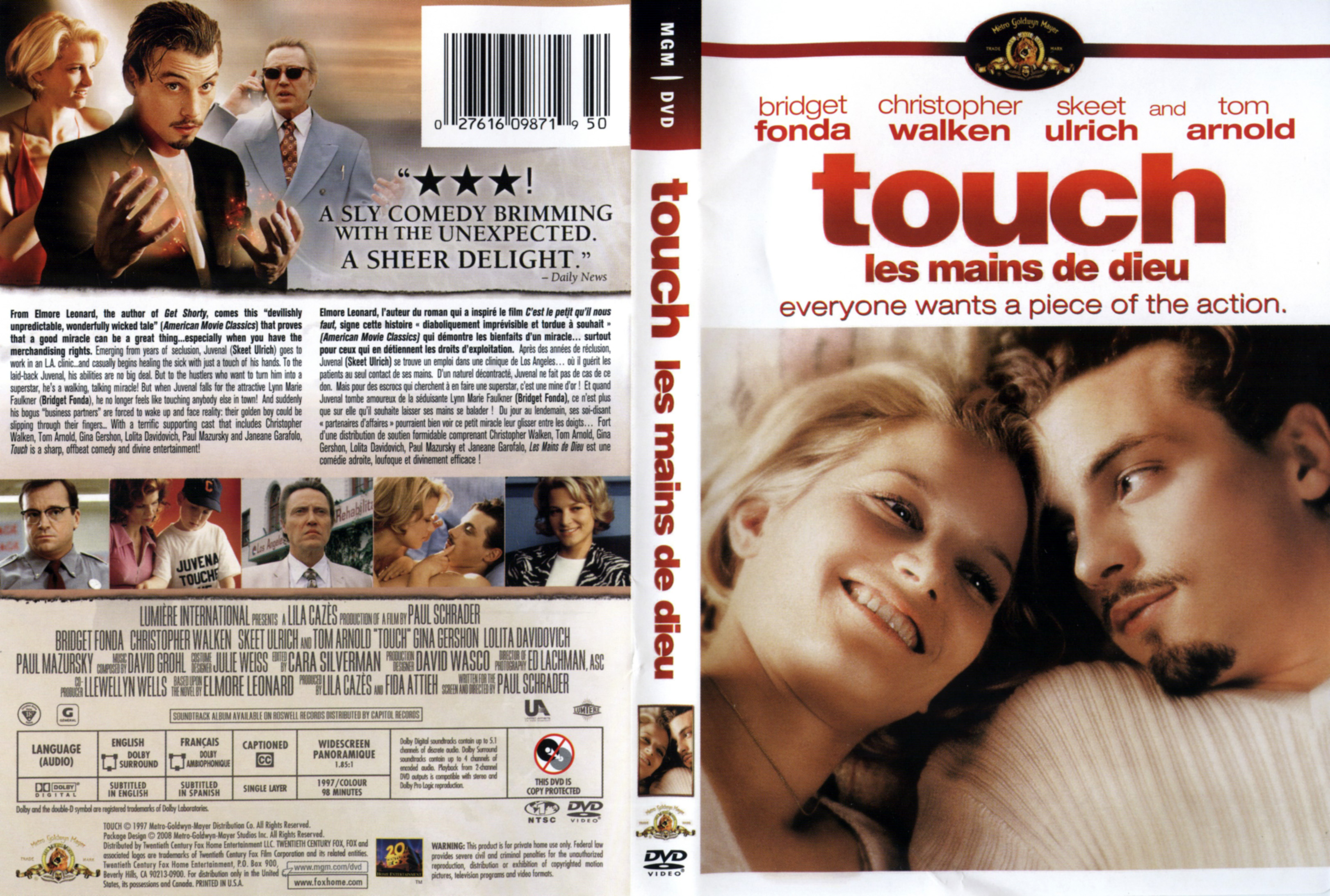 Jaquette DVD Touch - Les mains de dieu Zone 1