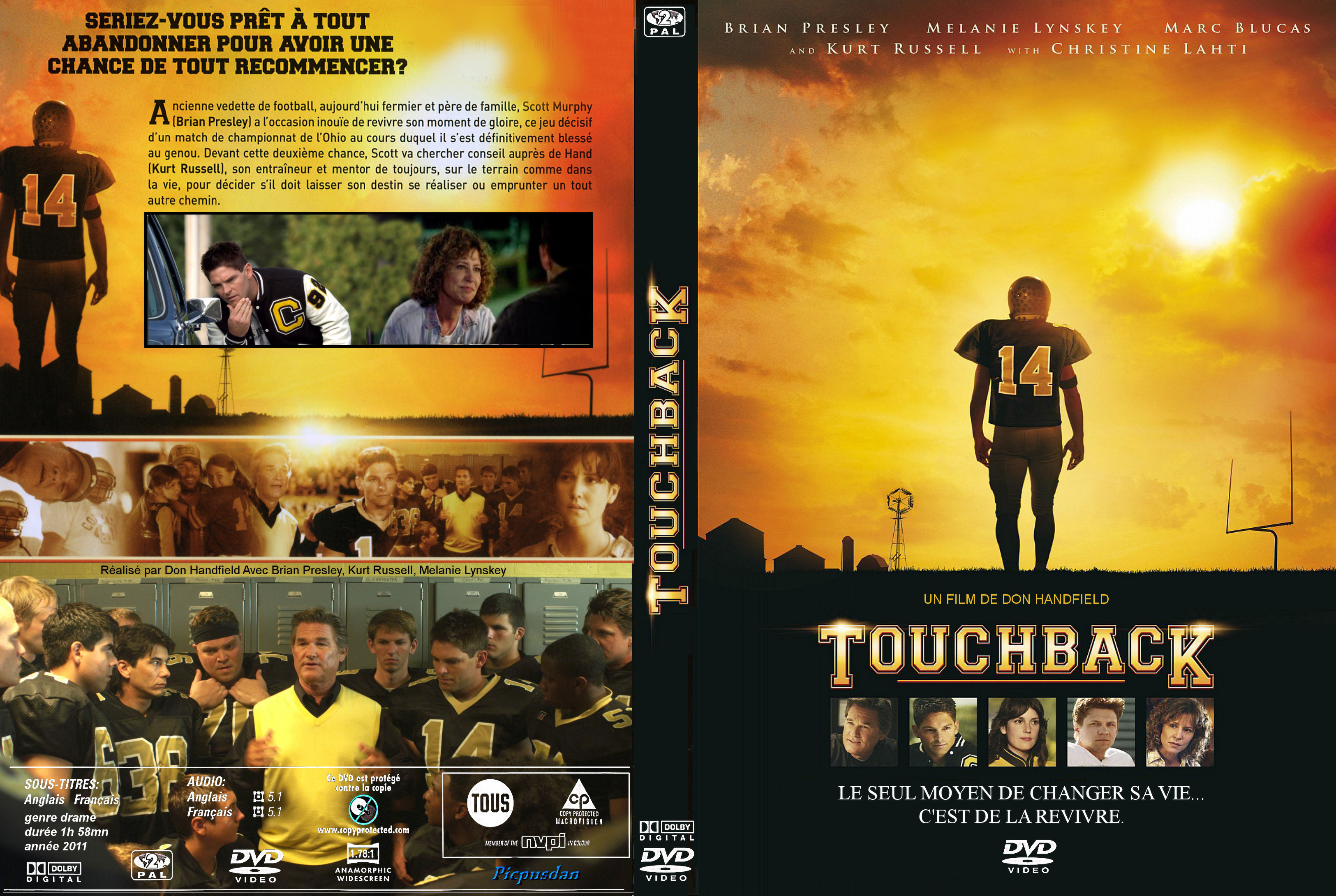 Jaquette DVD Touchback custom