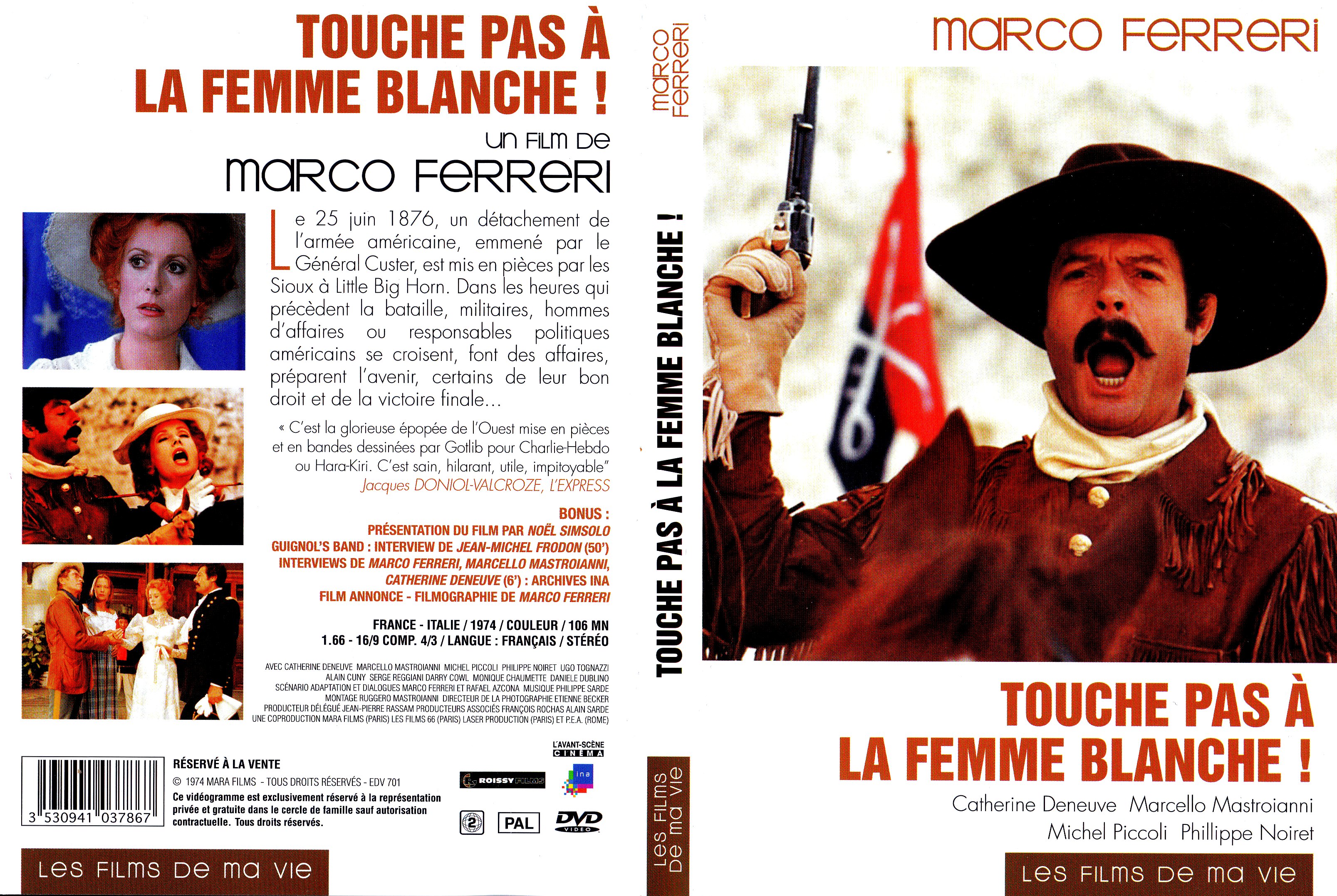 Jaquette DVD Touche pas  la femme blanche v2