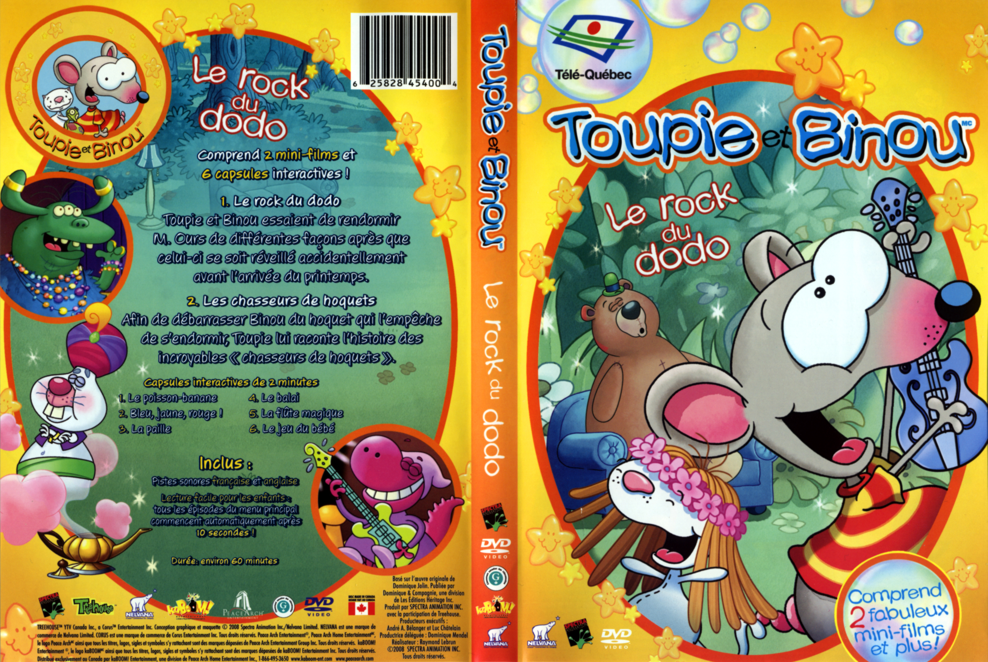 Jaquette DVD Toupie et Binou