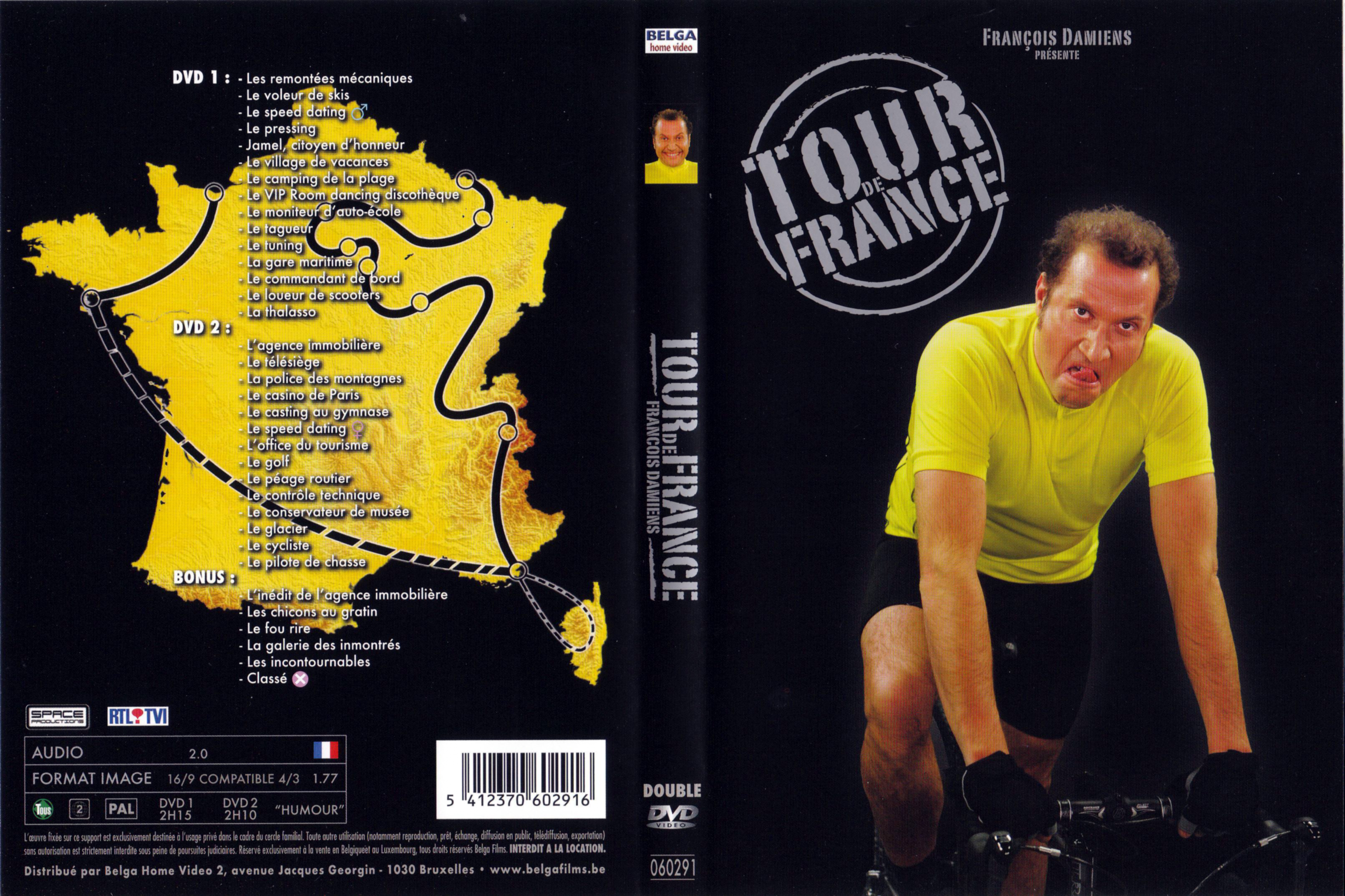 Jaquette DVD Tour de France Francois Damiens