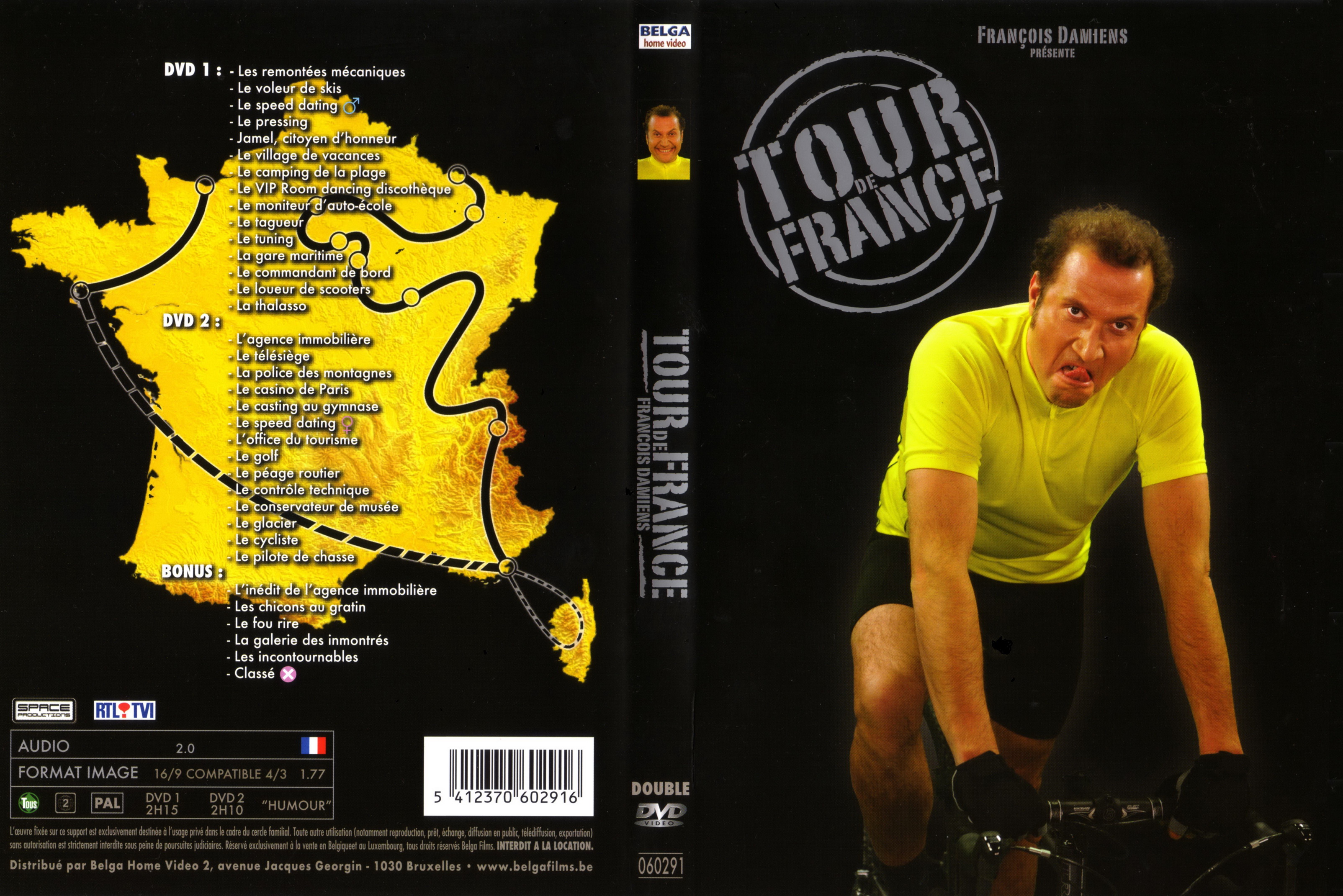Jaquette DVD Tour de france de Francois Damiens