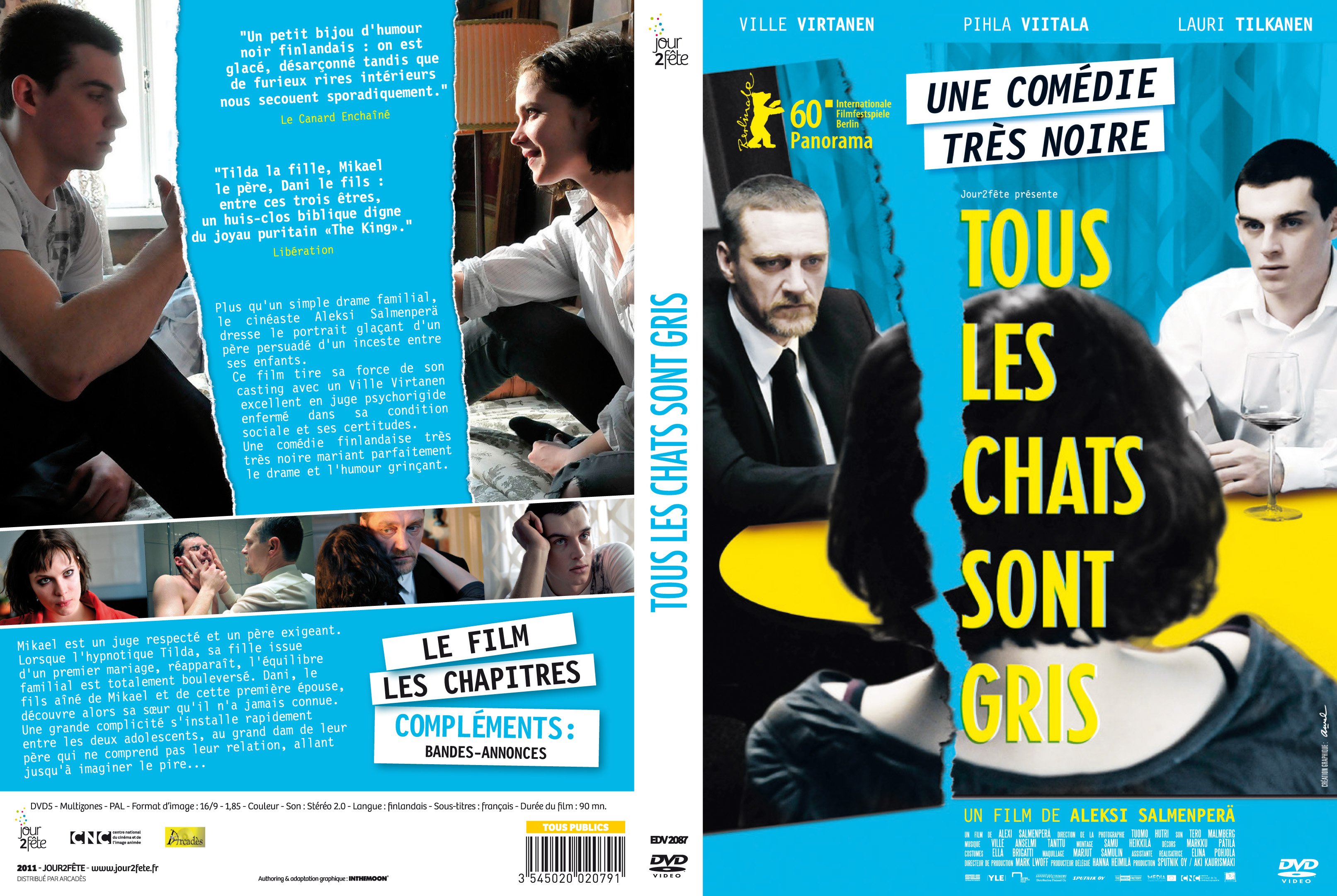 Jaquette DVD Tous les chats sont gris