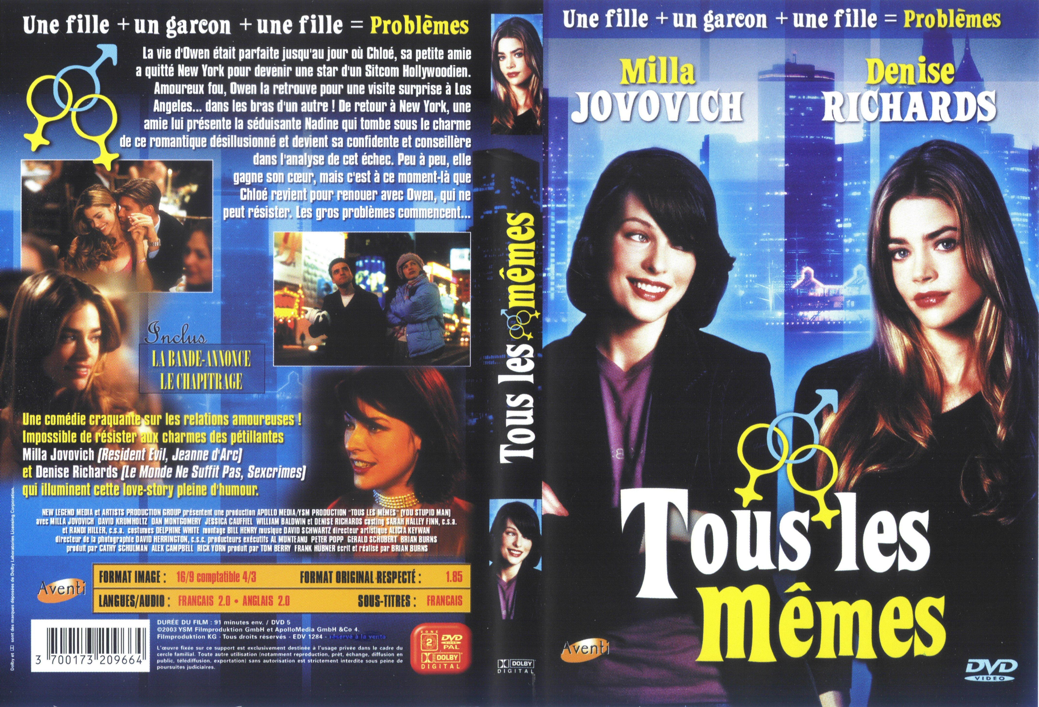 Jaquette DVD Tous les memes