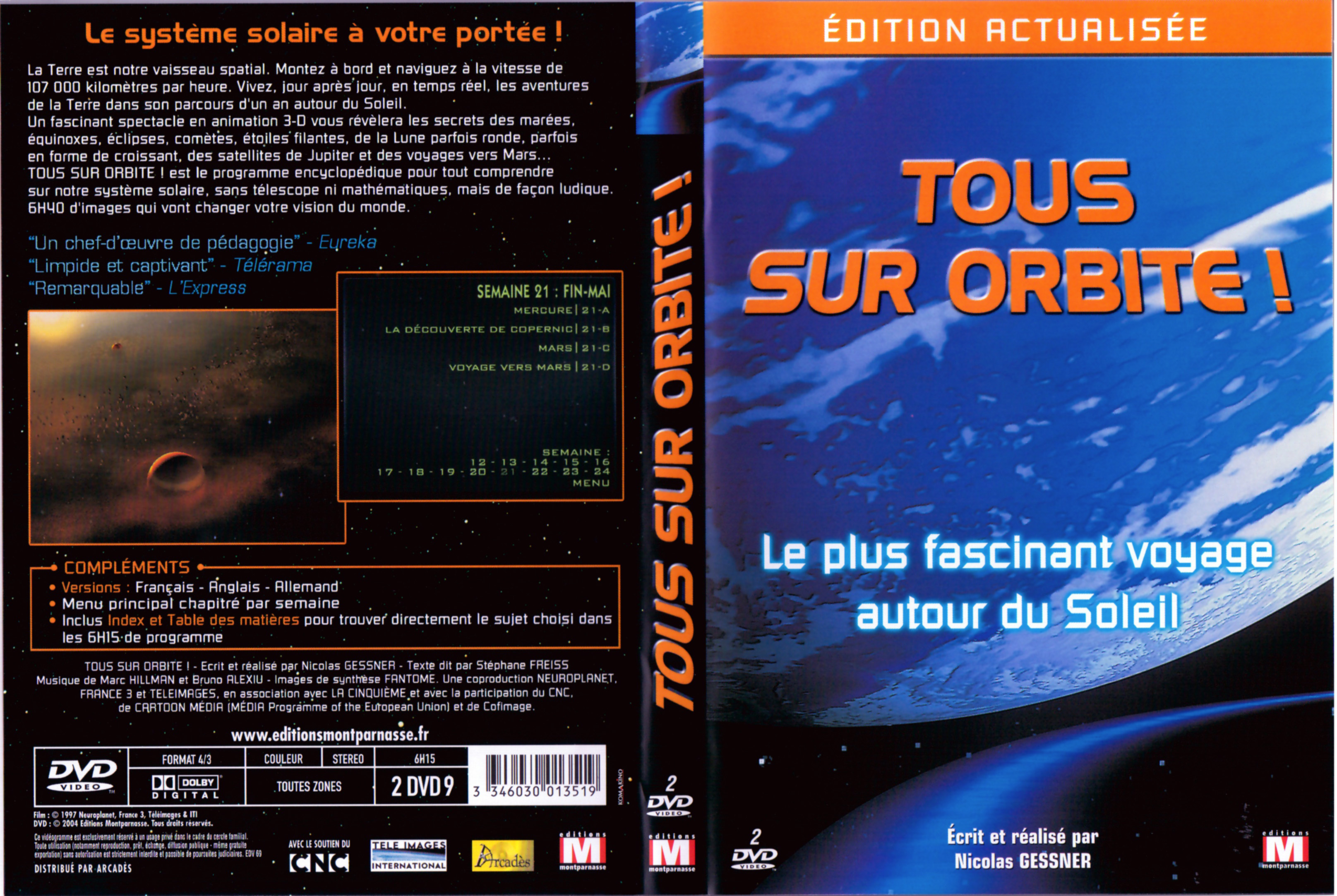 Jaquette DVD Tous sur orbite