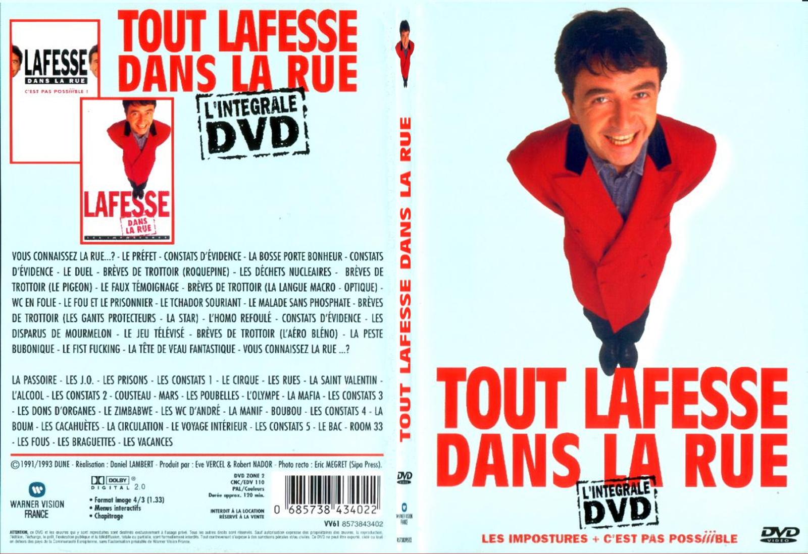 Jaquette DVD Tout Lafesse dans la rue - SLIM