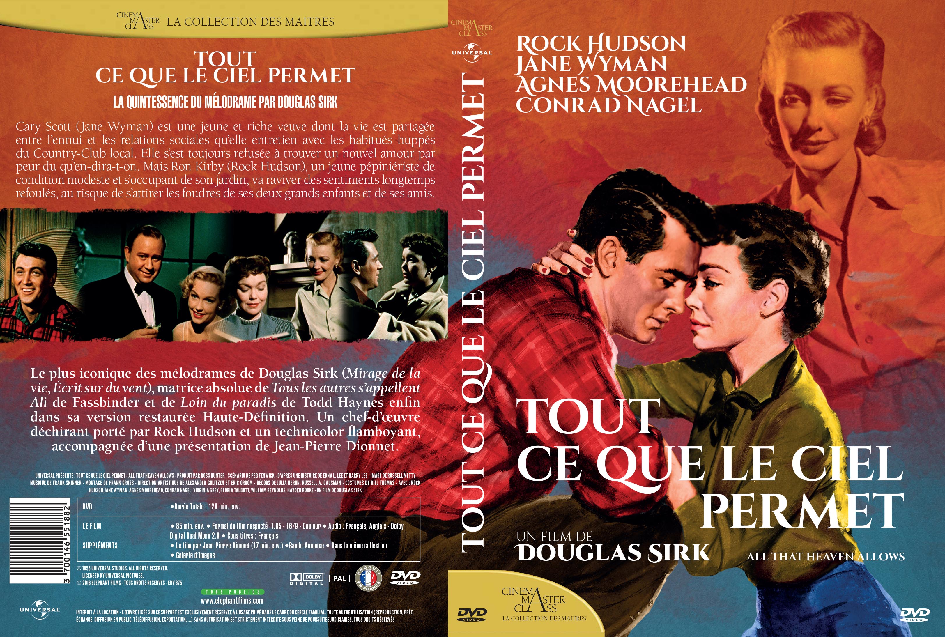 Jaquette DVD Tout ce que le ciel permet