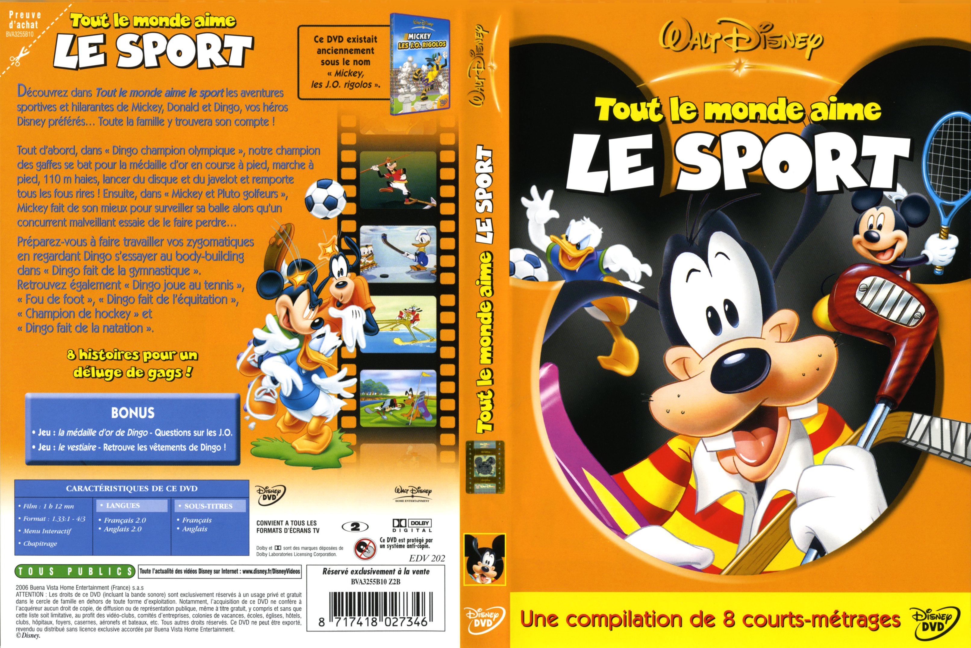 Jaquette DVD Tout le monde aime le sport