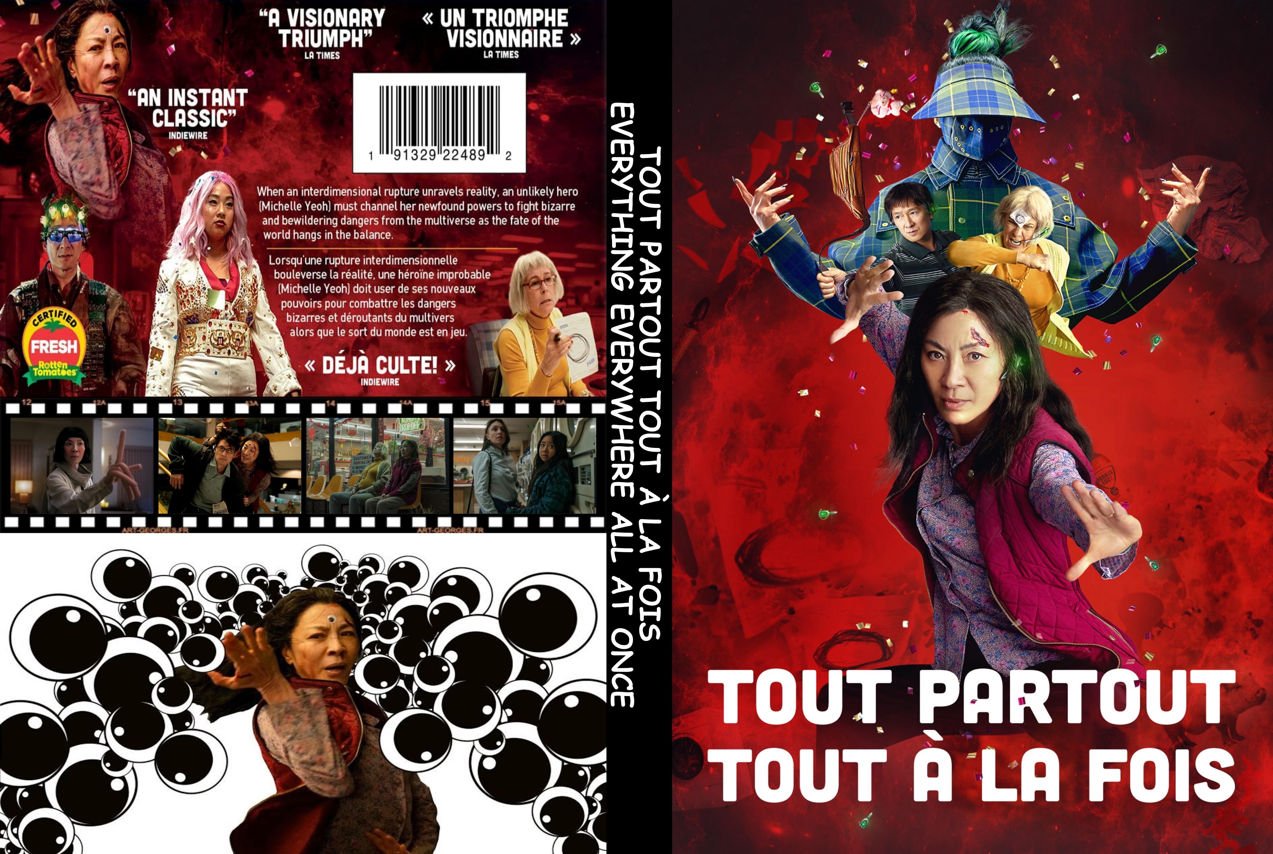 Jaquette DVD Tout partout tout  la fois custom