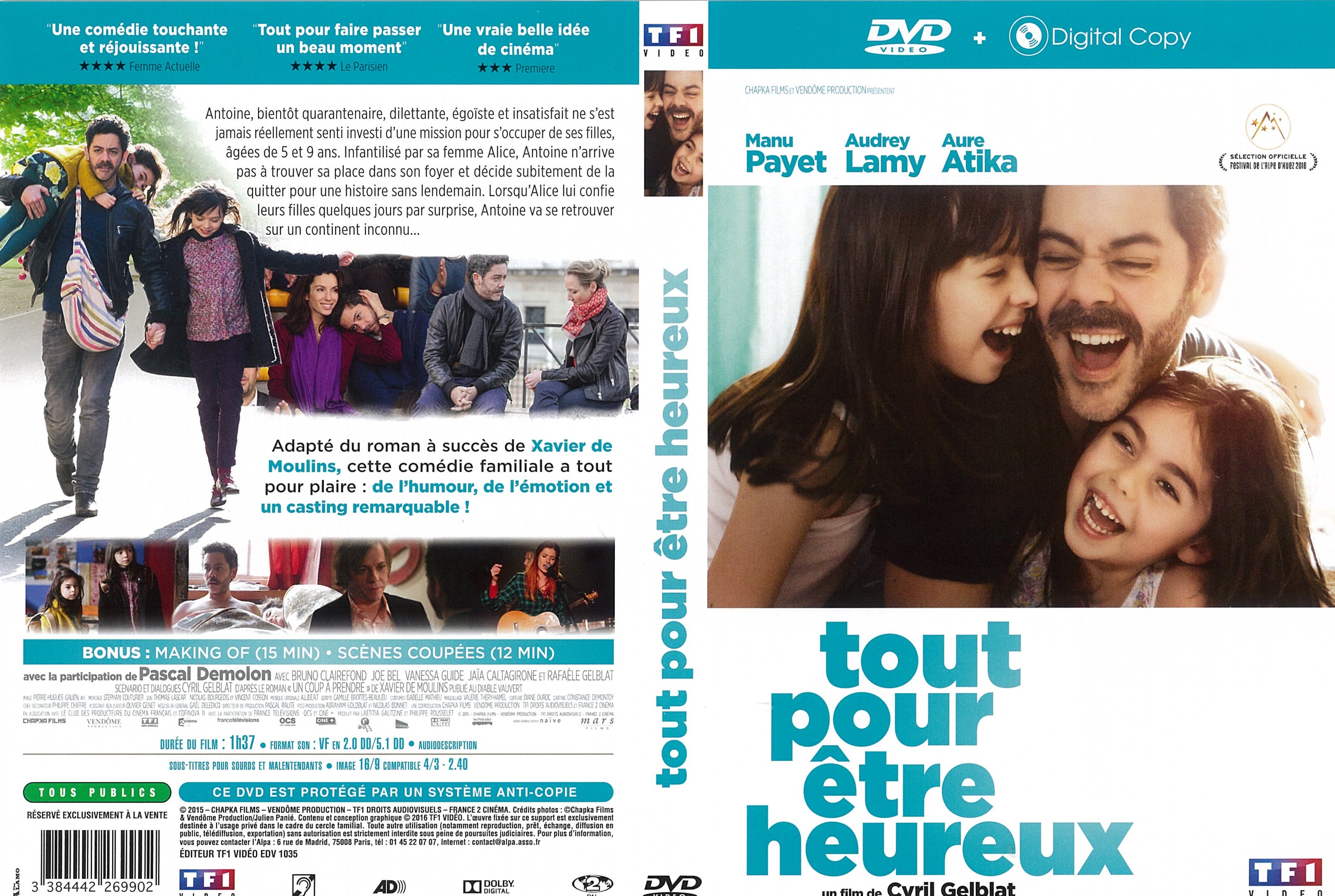 Jaquette DVD Tout pour tre heureux